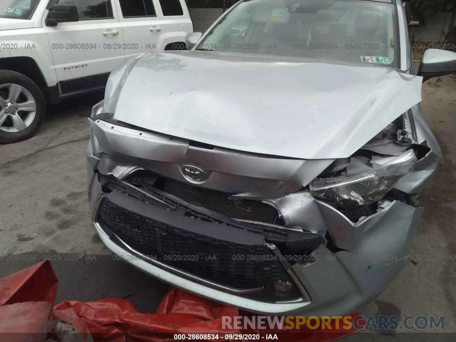 6 Photograph of a damaged car 3MYDLBYV1KY514308 TOYOTA YARIS SEDAN 2019