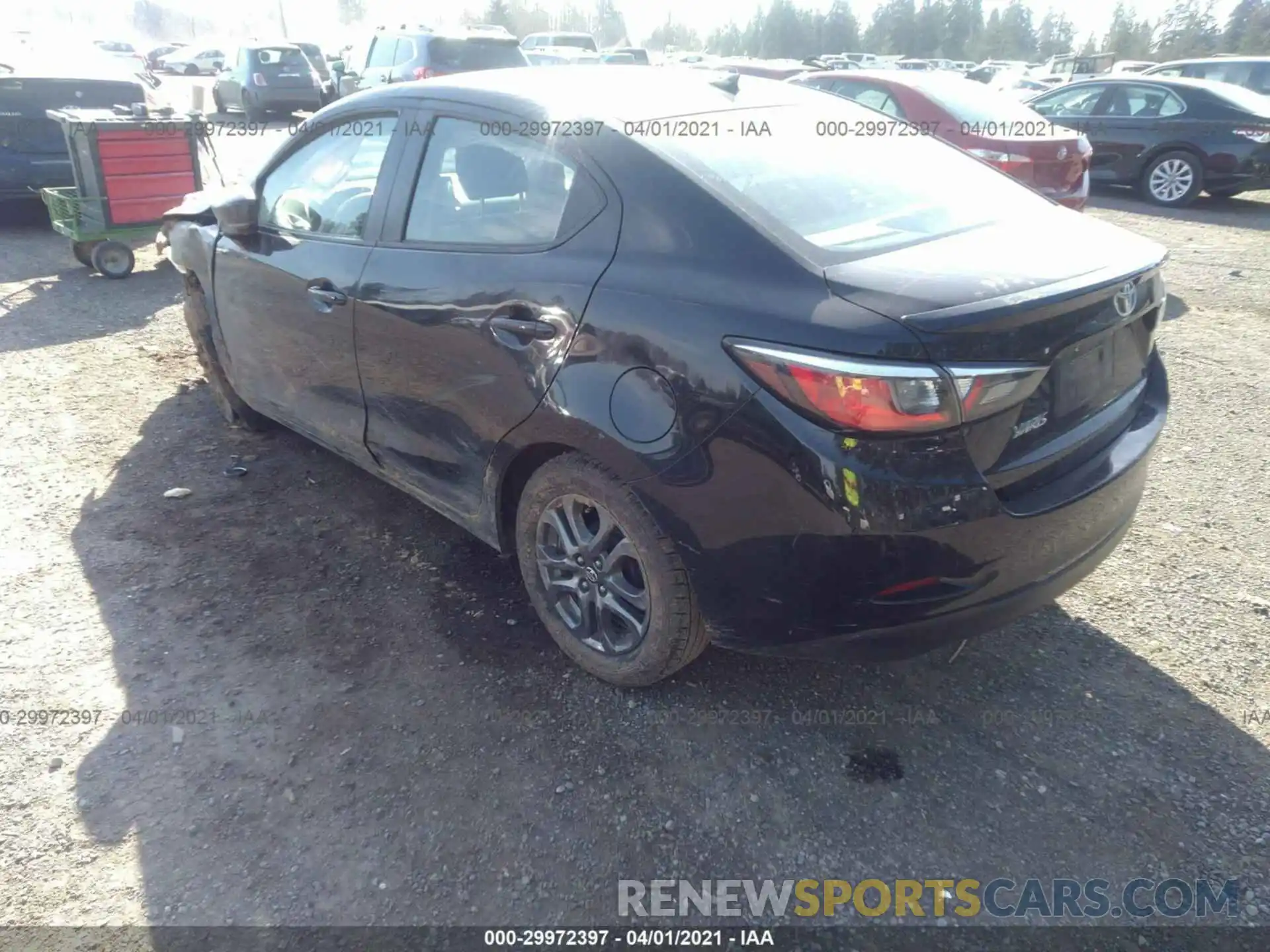 3 Photograph of a damaged car 3MYDLBYV1KY515247 TOYOTA YARIS SEDAN 2019