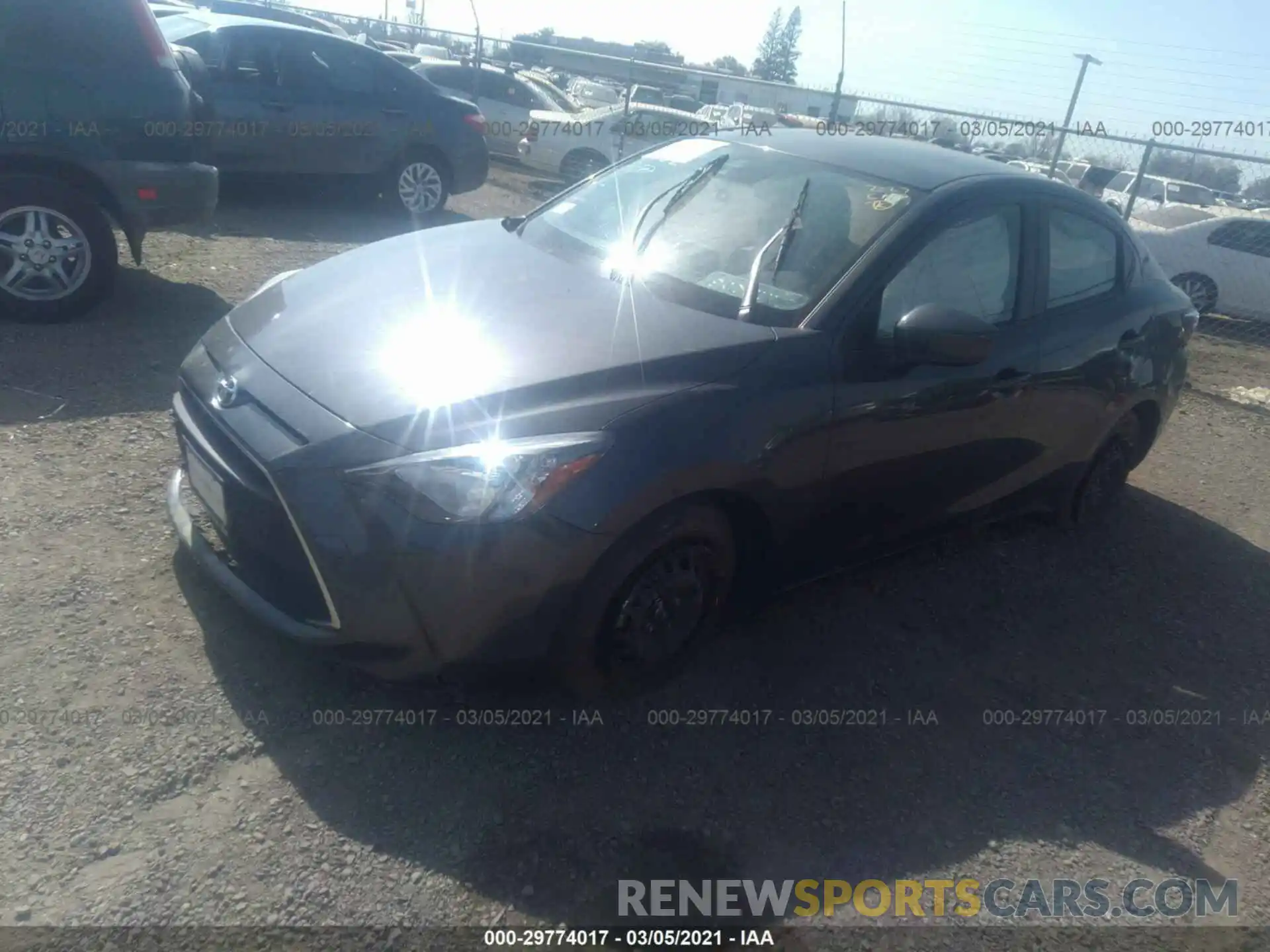 2 Photograph of a damaged car 3MYDLBYV1KY515507 TOYOTA YARIS SEDAN 2019