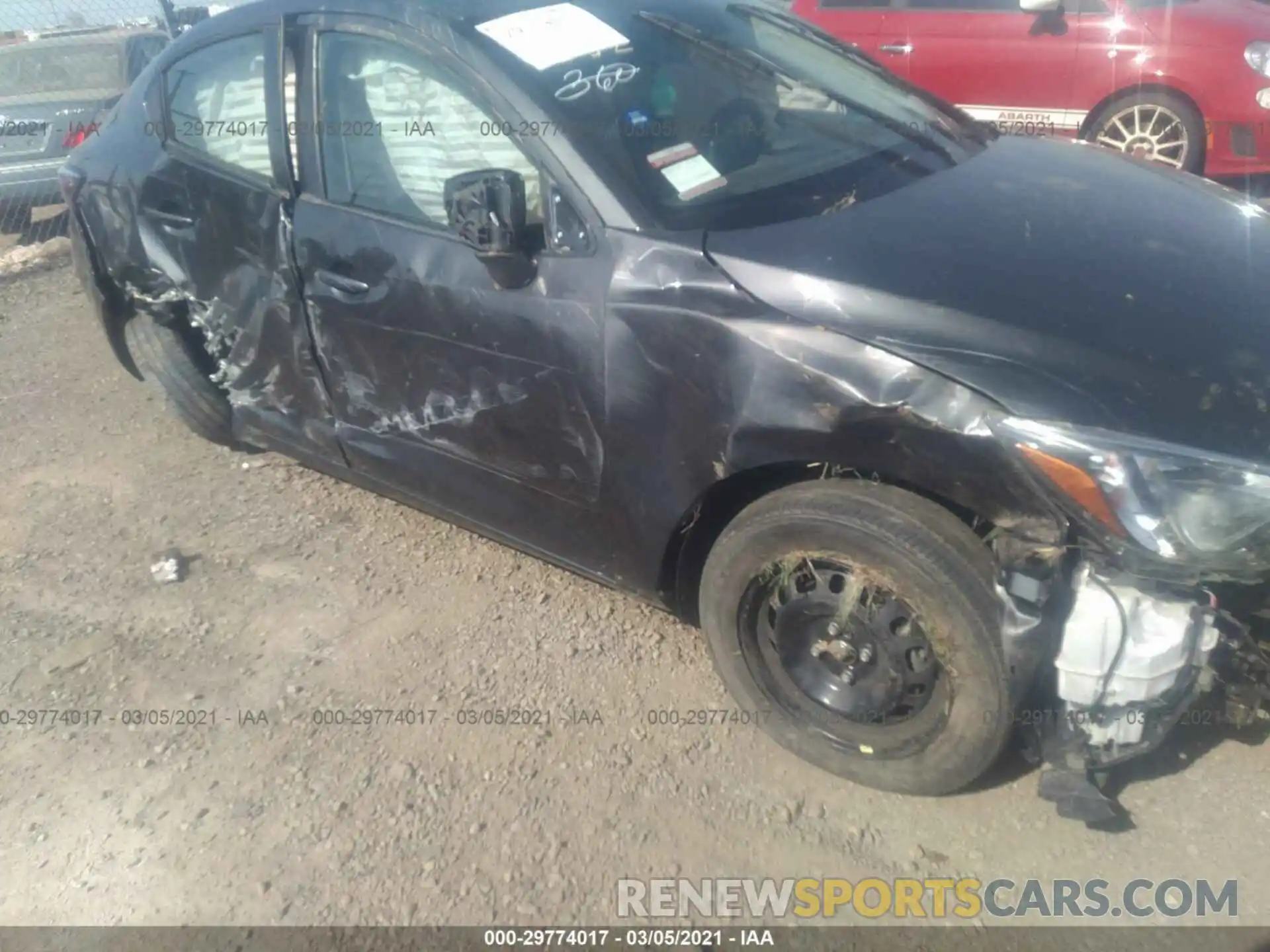 6 Photograph of a damaged car 3MYDLBYV1KY515507 TOYOTA YARIS SEDAN 2019