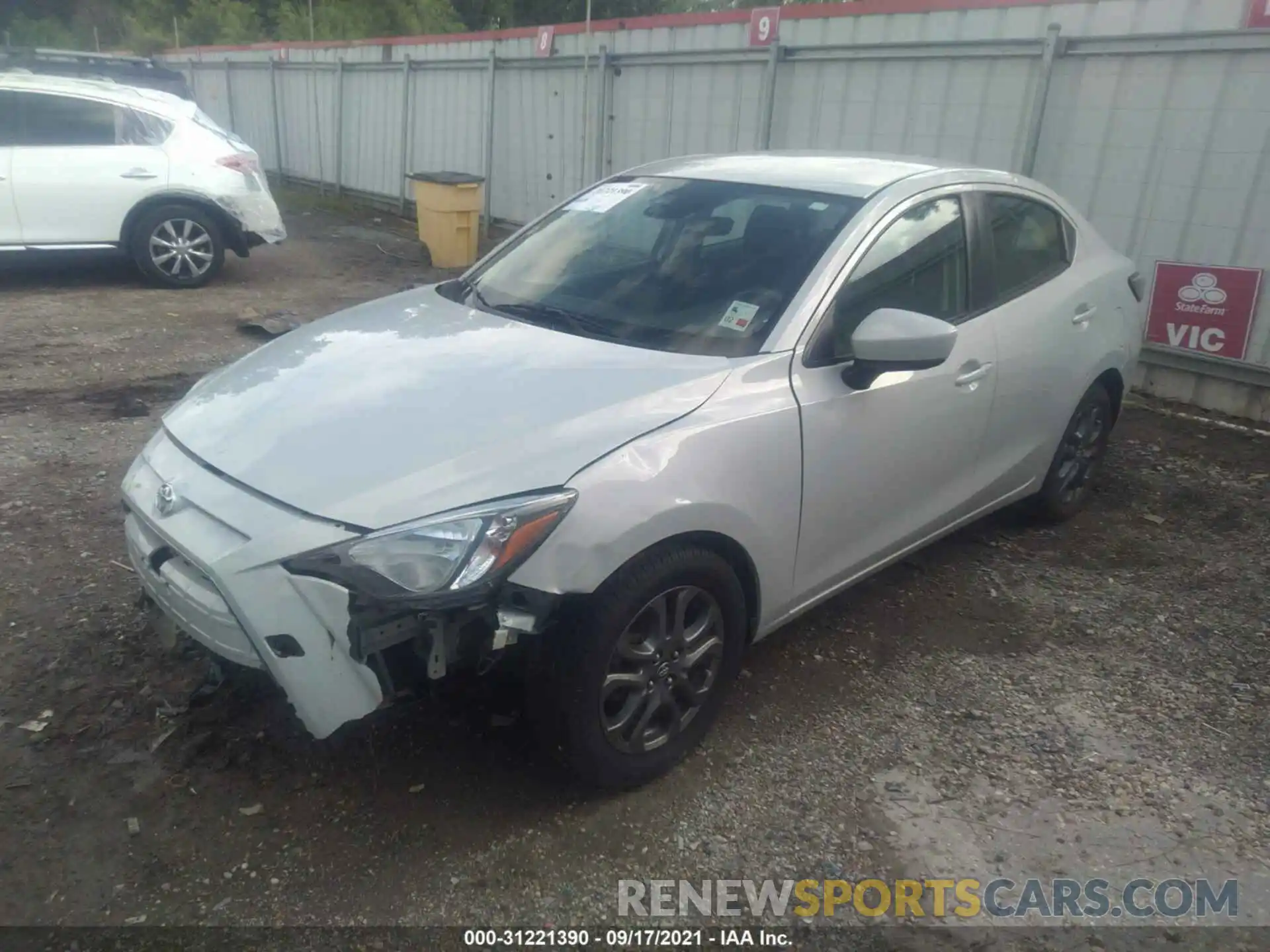 2 Photograph of a damaged car 3MYDLBYV1KY515720 TOYOTA YARIS SEDAN 2019