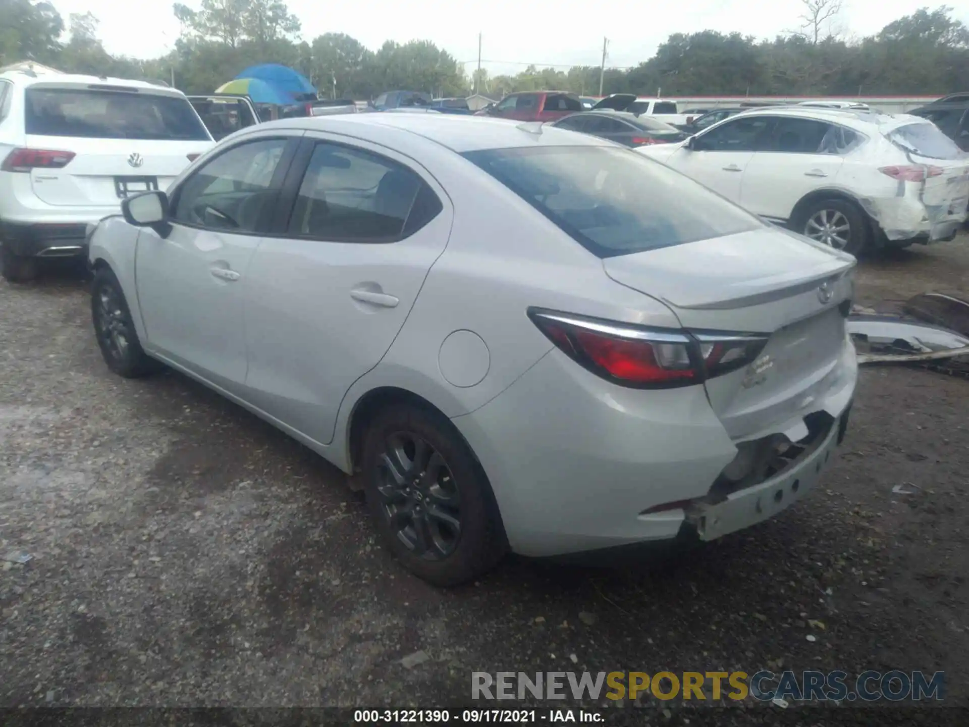 3 Photograph of a damaged car 3MYDLBYV1KY515720 TOYOTA YARIS SEDAN 2019