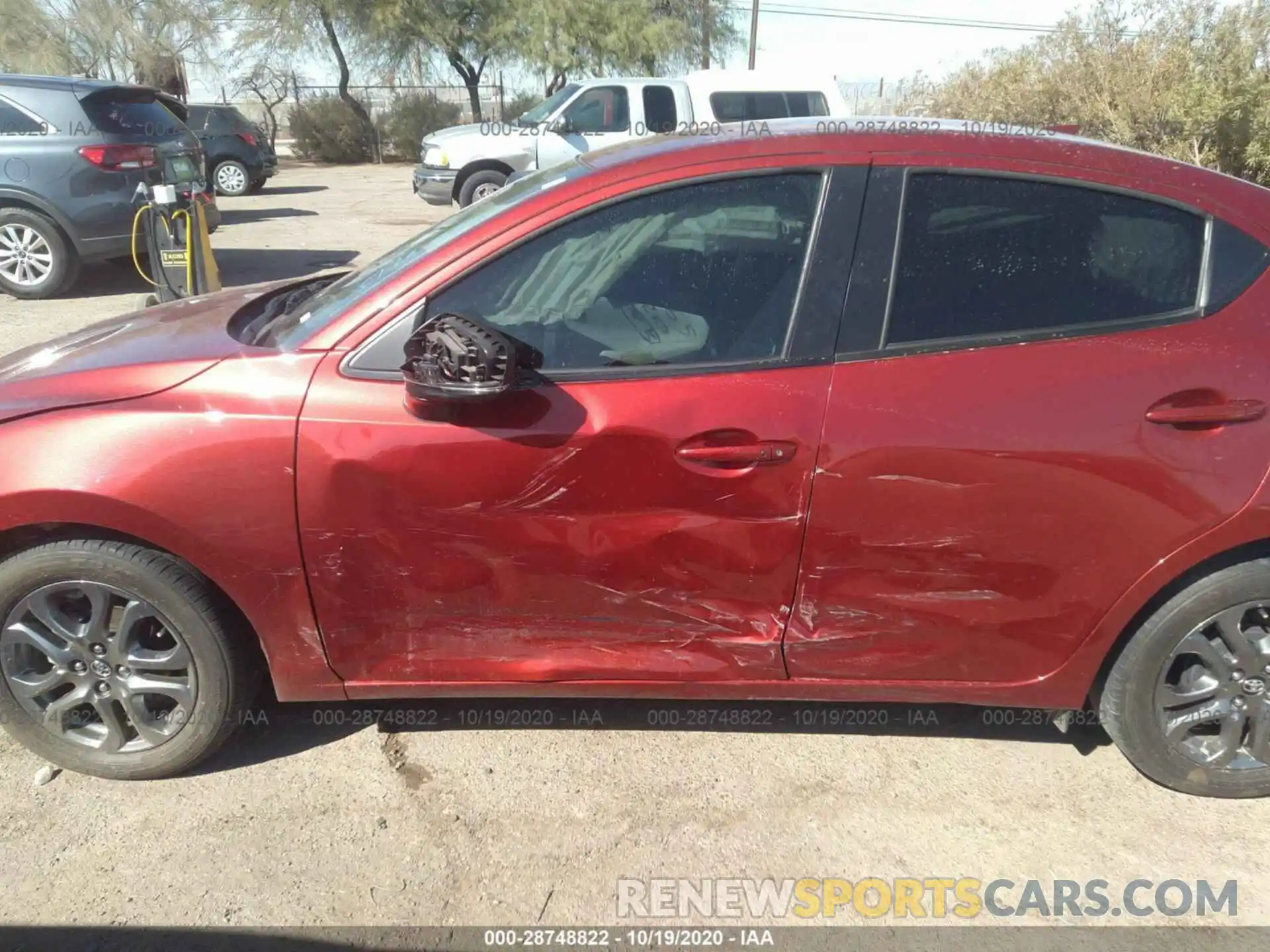 6 Photograph of a damaged car 3MYDLBYV1KY517600 TOYOTA YARIS SEDAN 2019