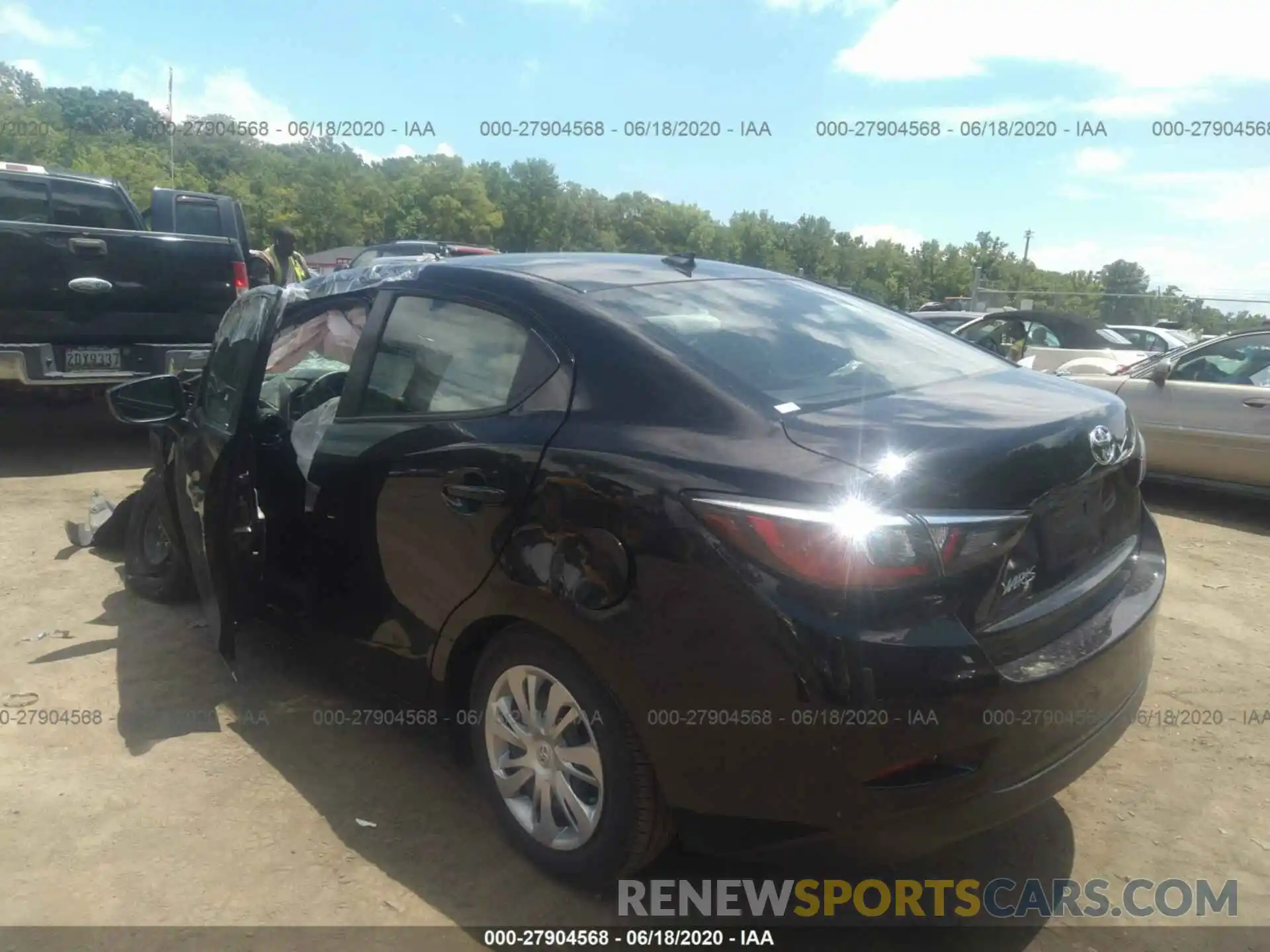 3 Photograph of a damaged car 3MYDLBYV1KY518259 TOYOTA YARIS SEDAN 2019