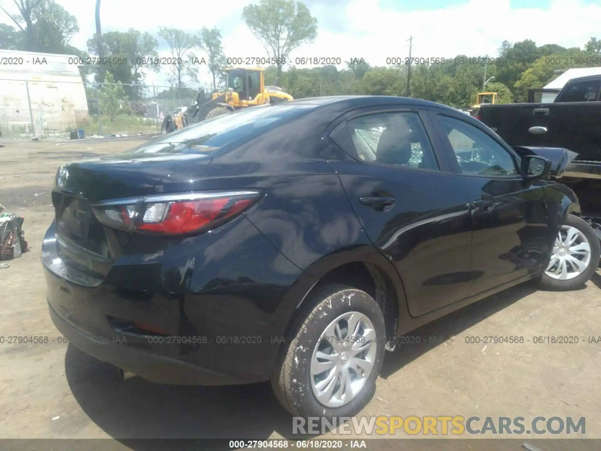 4 Photograph of a damaged car 3MYDLBYV1KY518259 TOYOTA YARIS SEDAN 2019