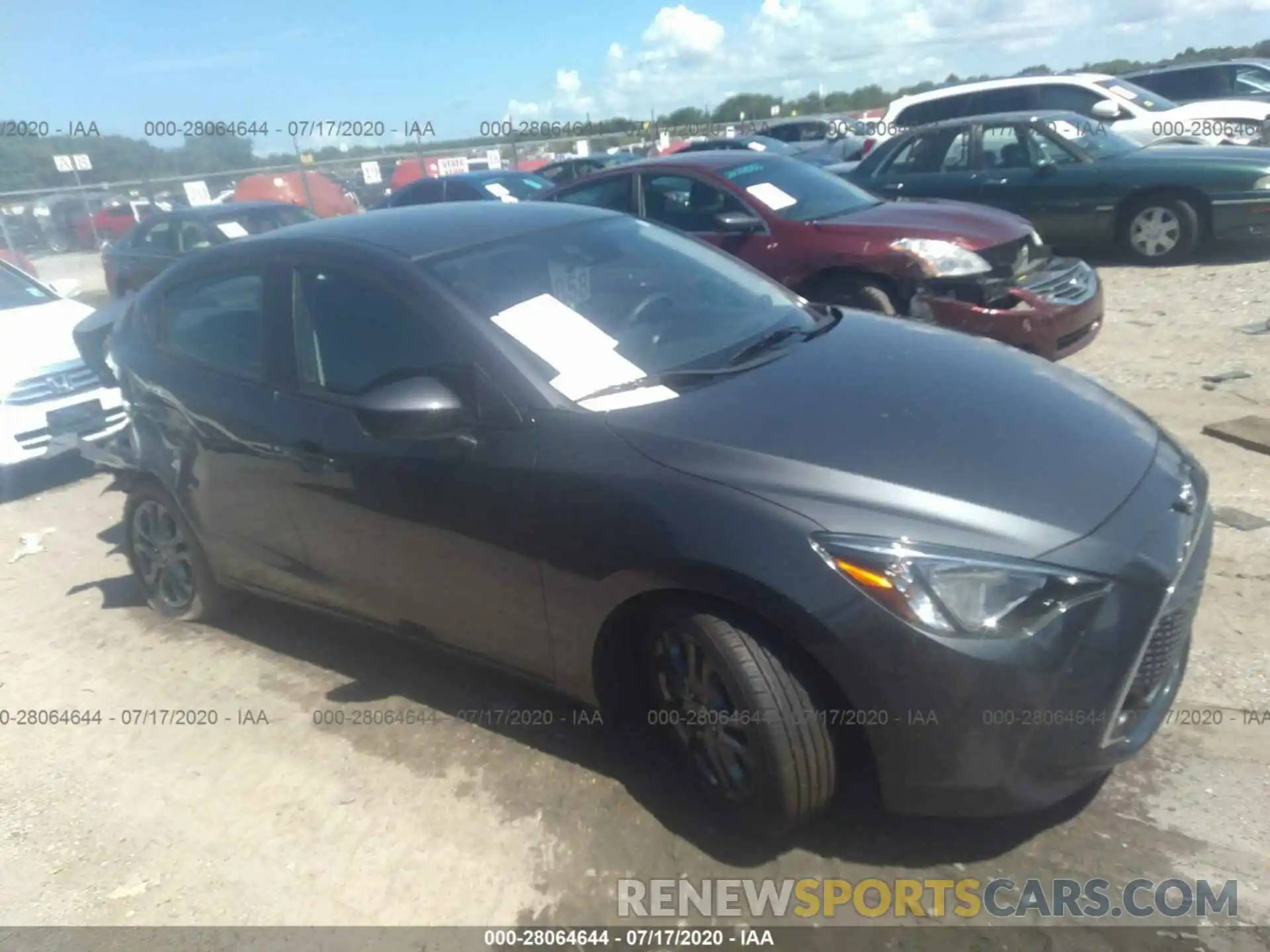 1 Photograph of a damaged car 3MYDLBYV1KY518424 TOYOTA YARIS SEDAN 2019