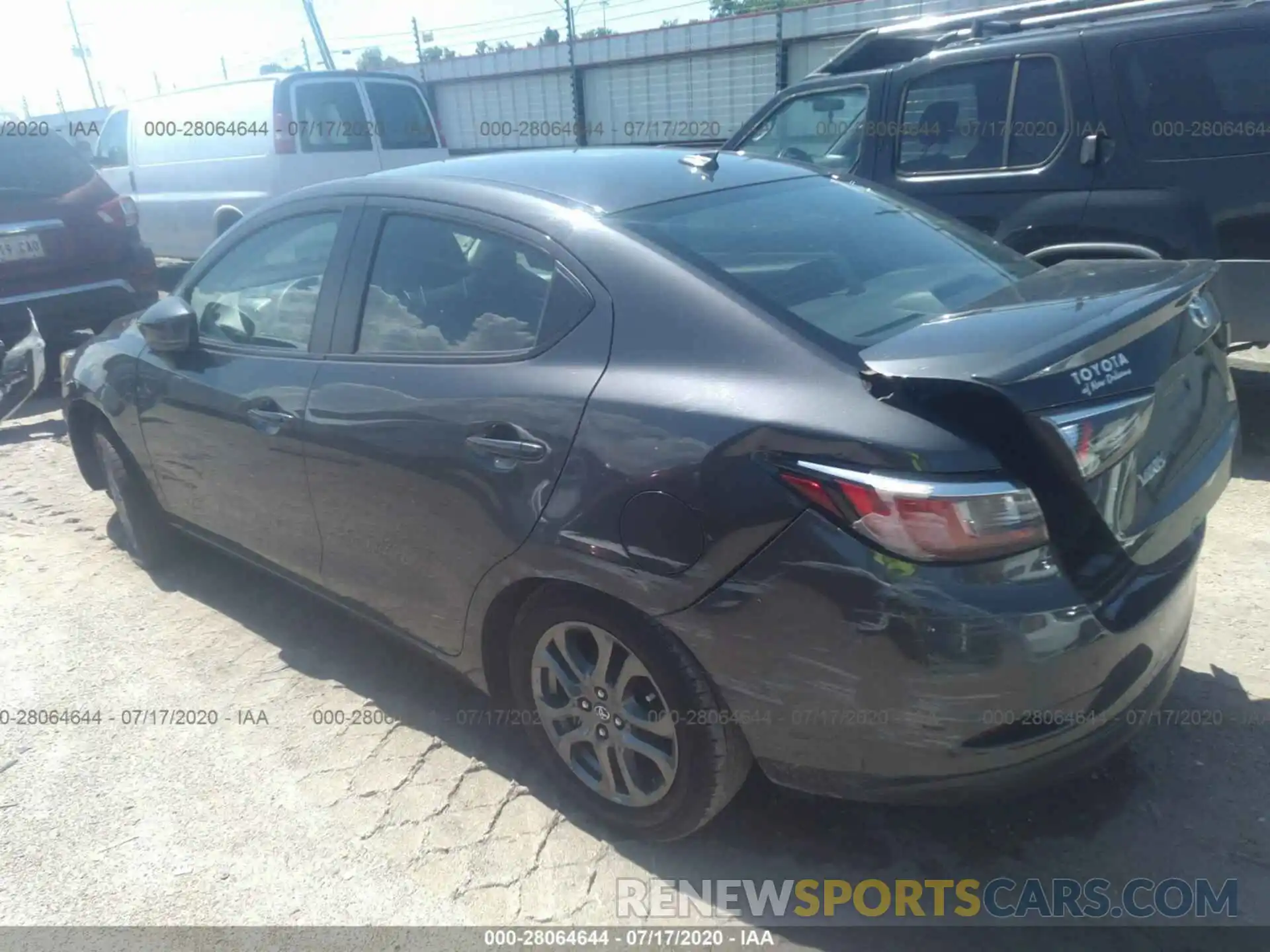 3 Photograph of a damaged car 3MYDLBYV1KY518424 TOYOTA YARIS SEDAN 2019