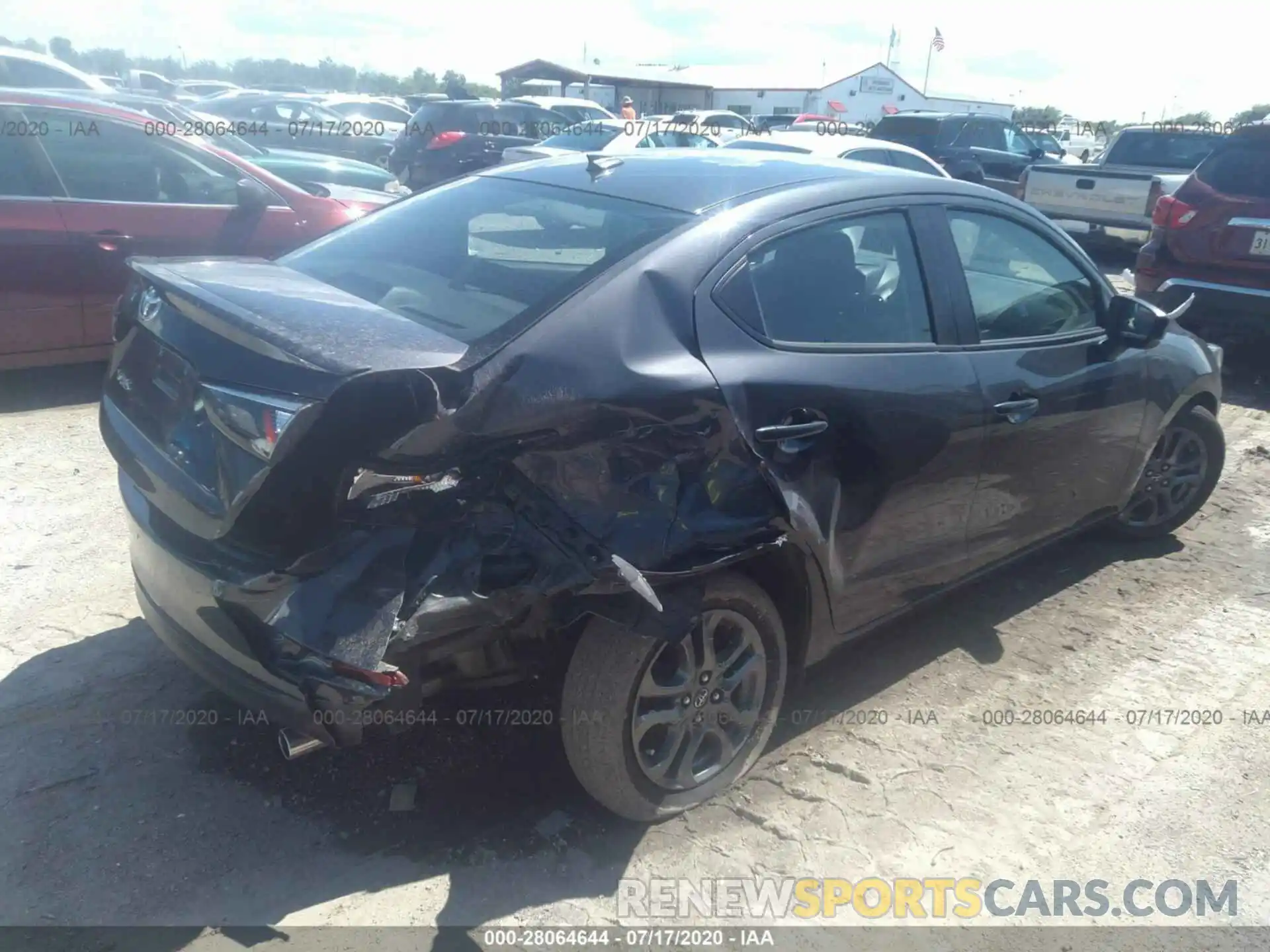 4 Photograph of a damaged car 3MYDLBYV1KY518424 TOYOTA YARIS SEDAN 2019