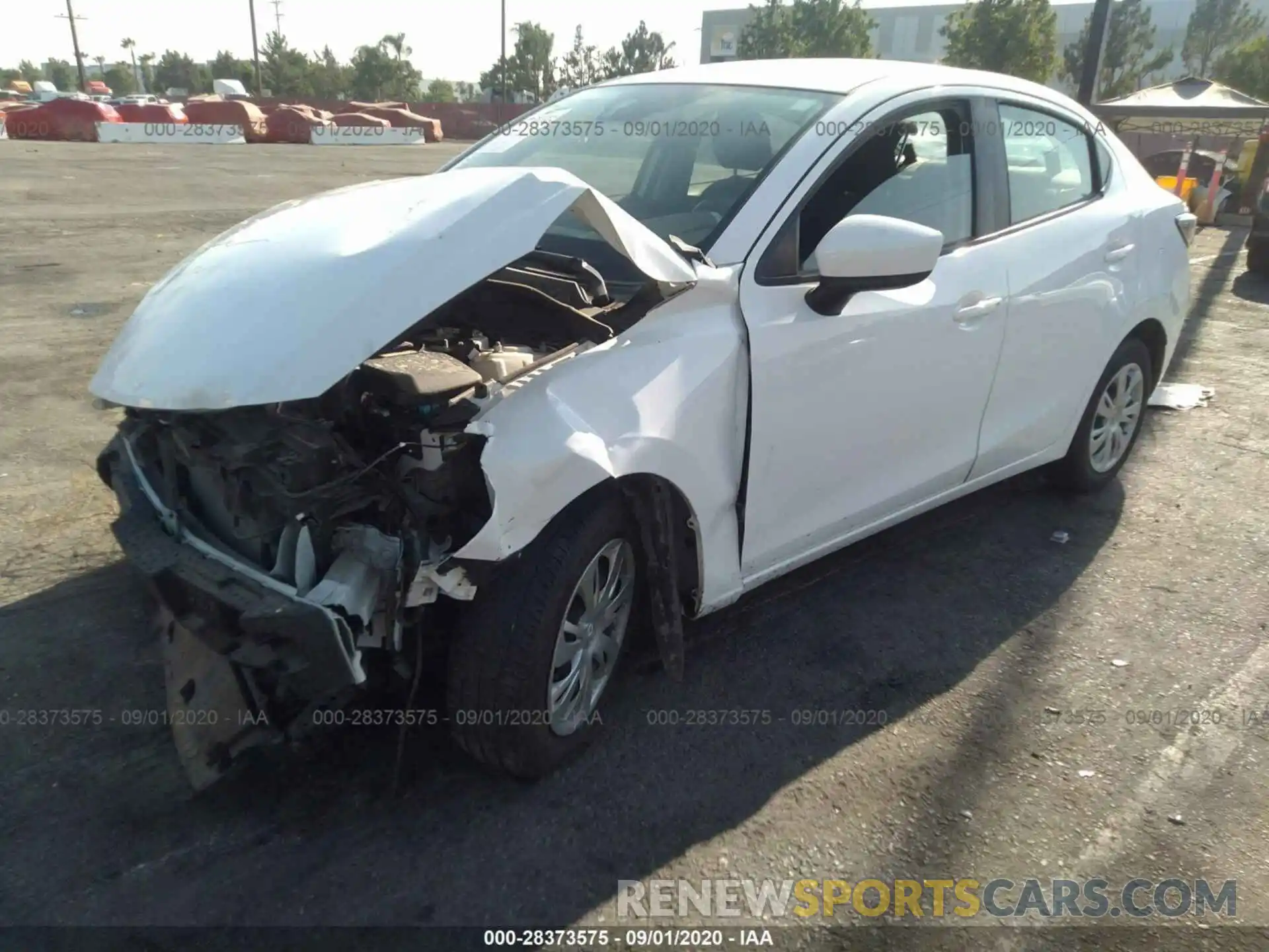 2 Photograph of a damaged car 3MYDLBYV1KY519203 TOYOTA YARIS SEDAN 2019