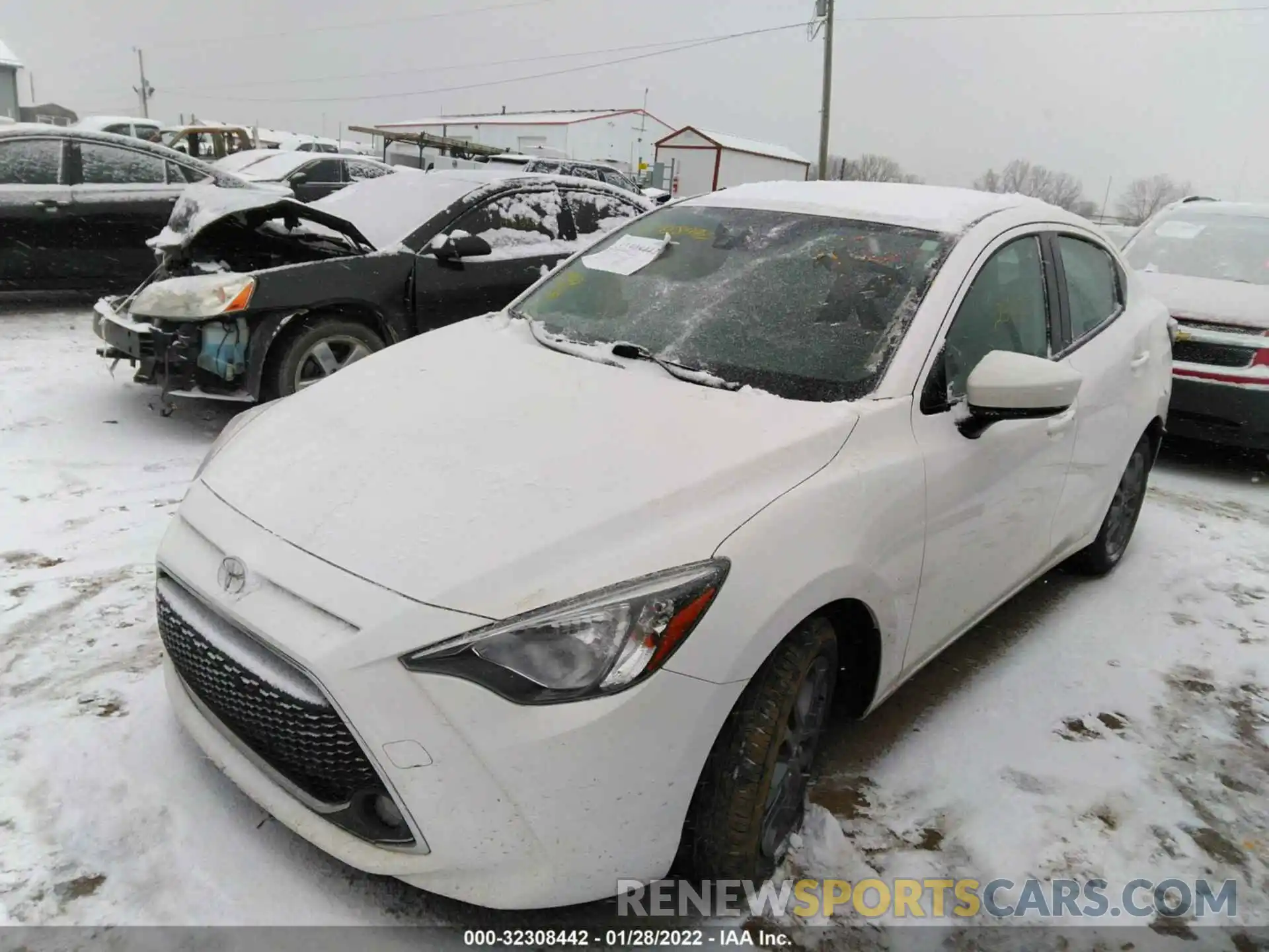 2 Photograph of a damaged car 3MYDLBYV1KY521579 TOYOTA YARIS SEDAN 2019