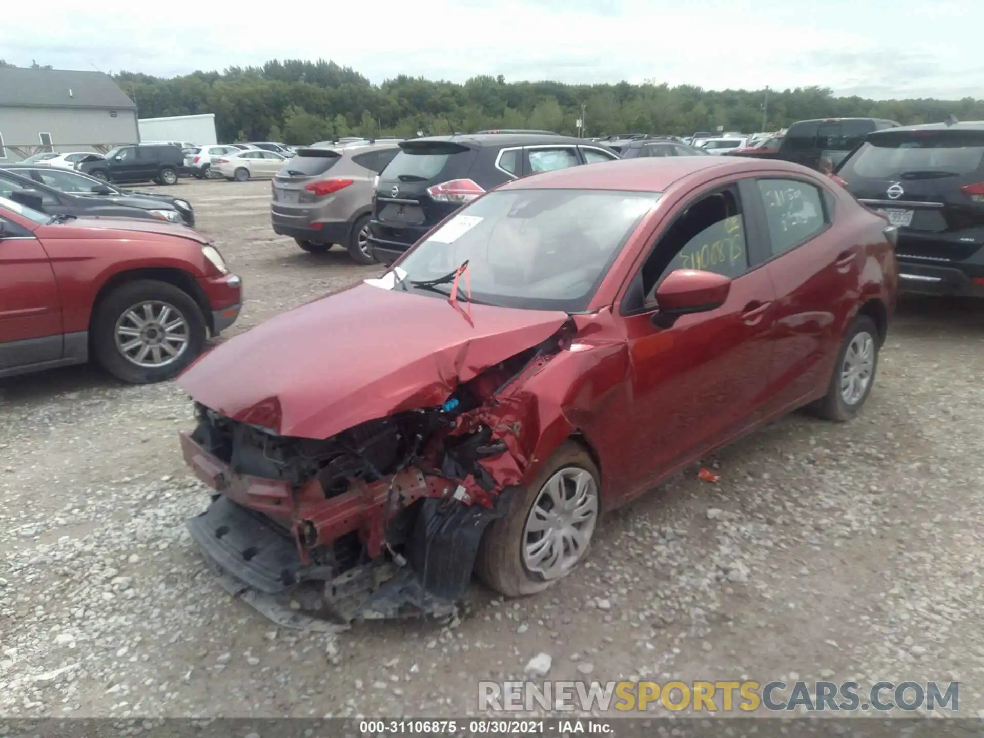 2 Photograph of a damaged car 3MYDLBYV1KY522277 TOYOTA YARIS SEDAN 2019