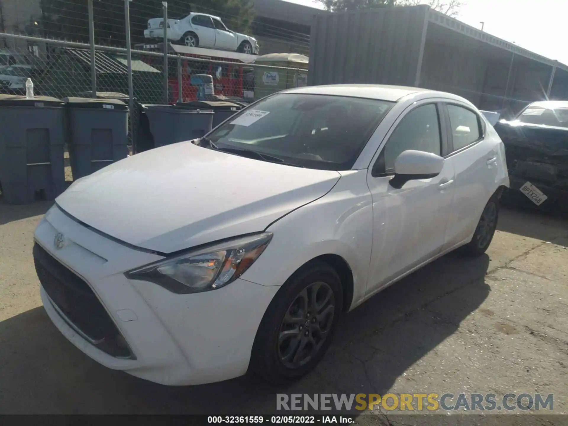 2 Photograph of a damaged car 3MYDLBYV1KY522408 TOYOTA YARIS SEDAN 2019