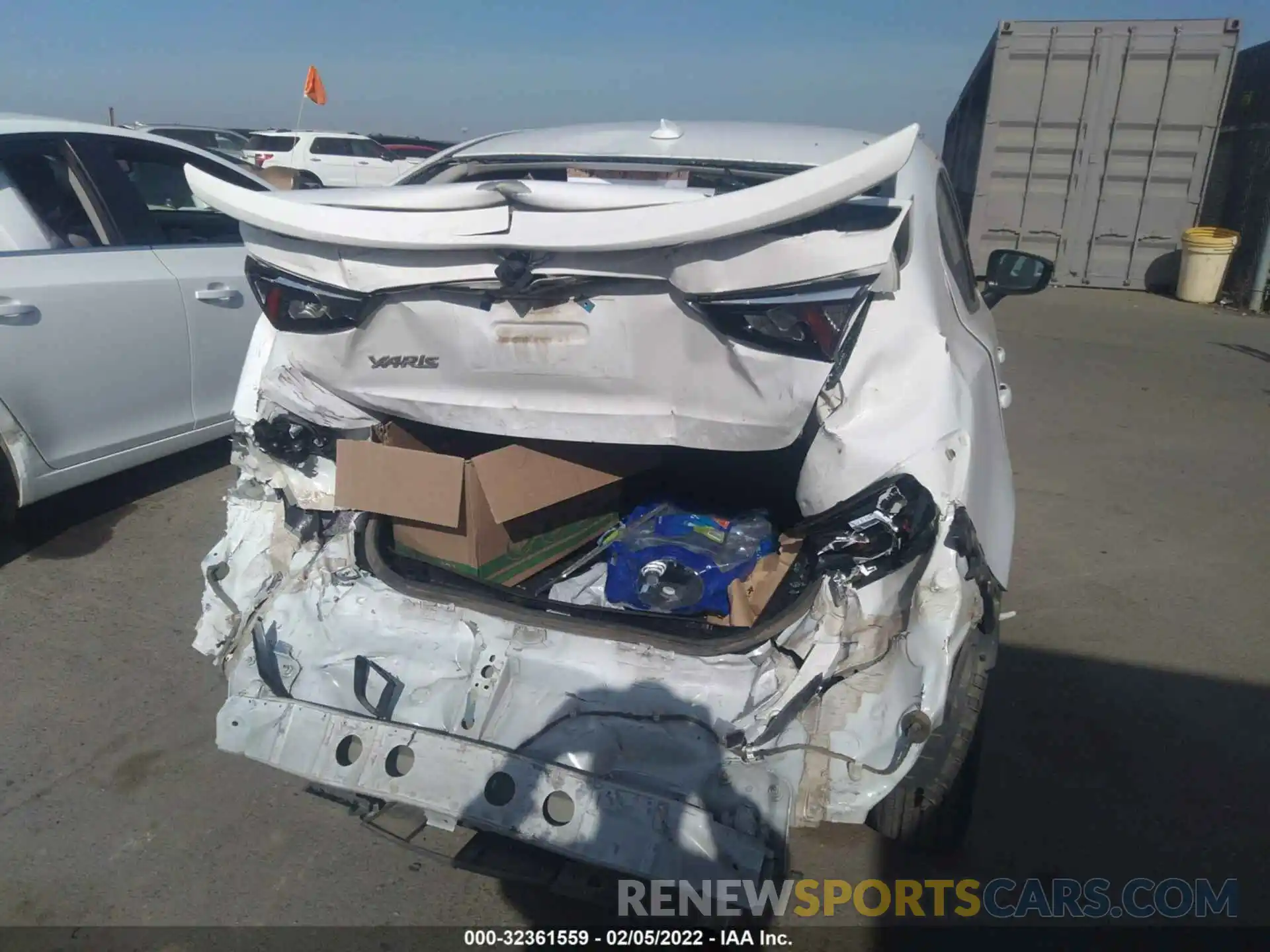 6 Photograph of a damaged car 3MYDLBYV1KY522408 TOYOTA YARIS SEDAN 2019