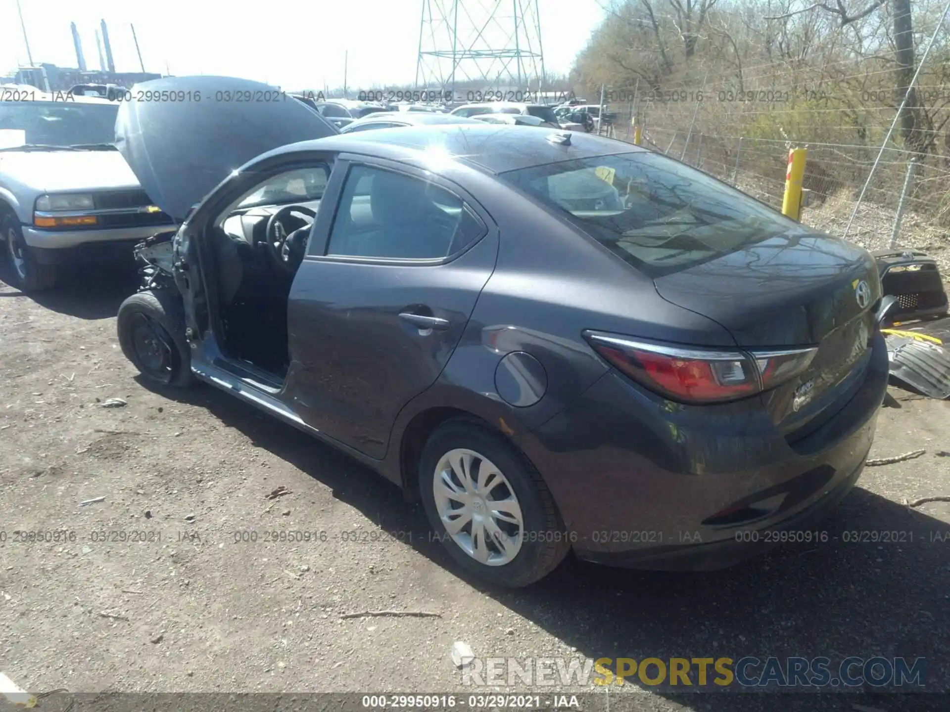 3 Photograph of a damaged car 3MYDLBYV1KY522845 TOYOTA YARIS SEDAN 2019