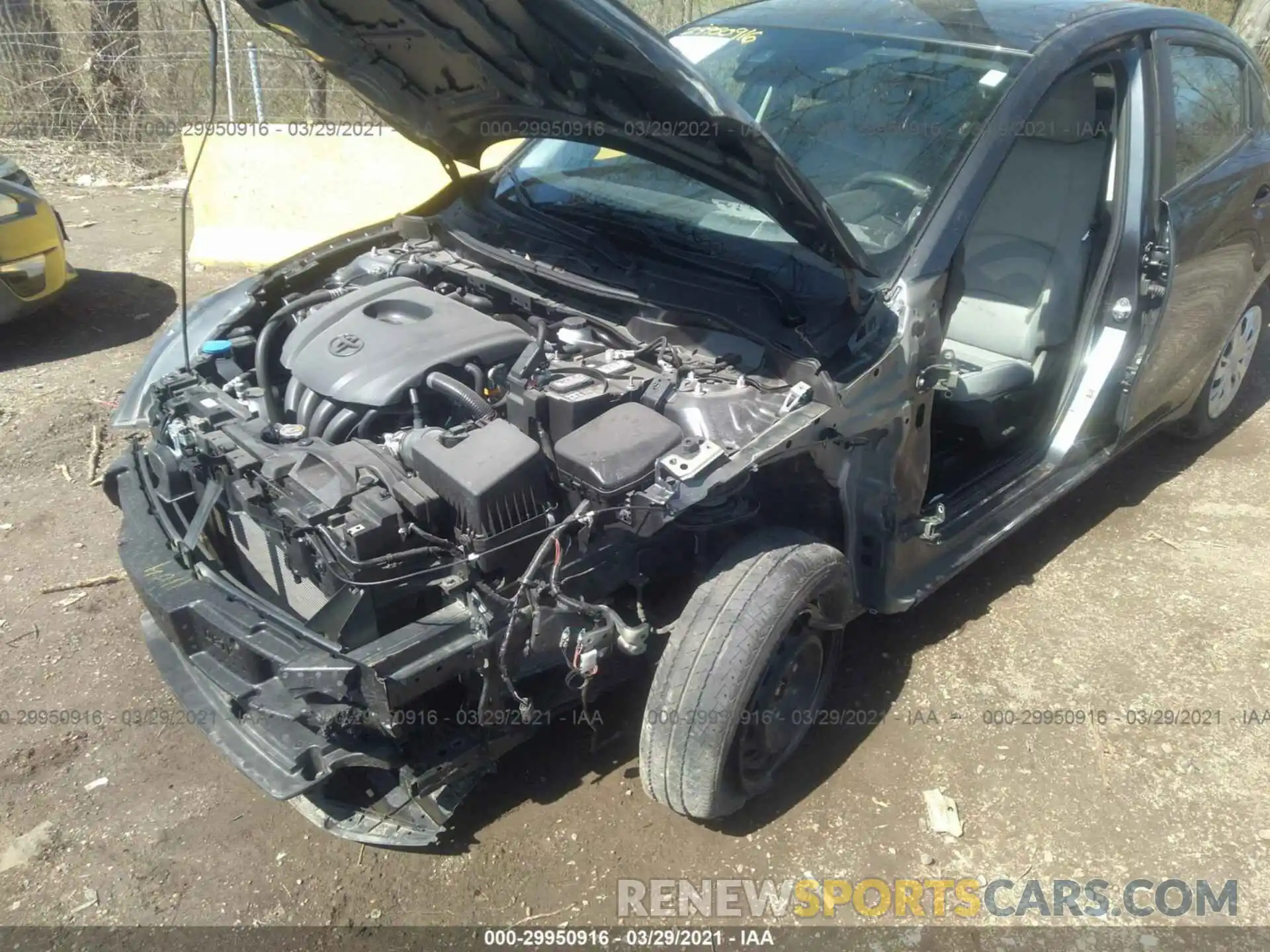 6 Photograph of a damaged car 3MYDLBYV1KY522845 TOYOTA YARIS SEDAN 2019