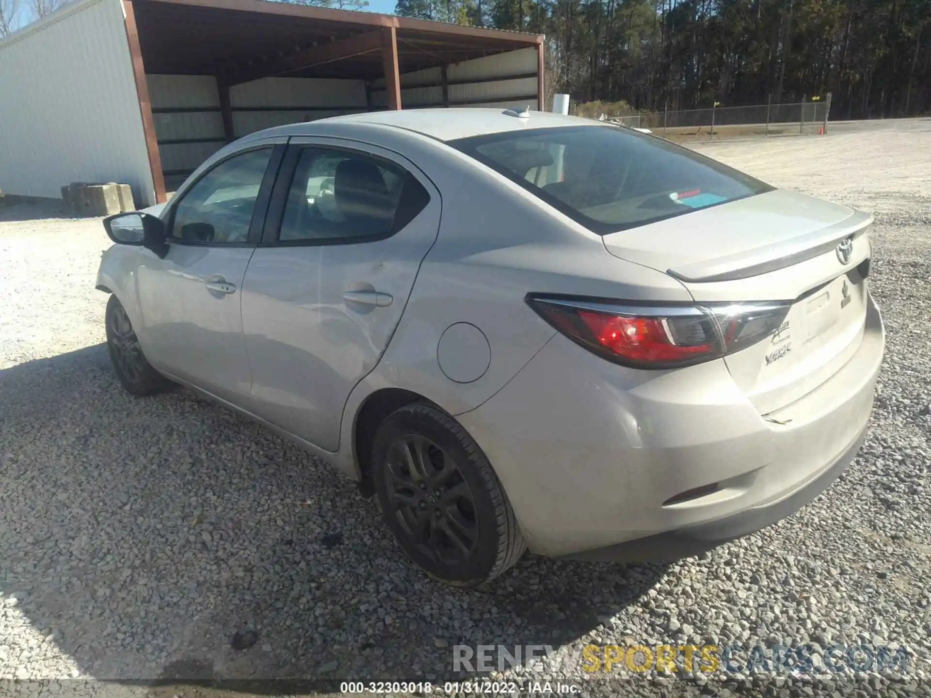 3 Photograph of a damaged car 3MYDLBYV1KY523963 TOYOTA YARIS SEDAN 2019