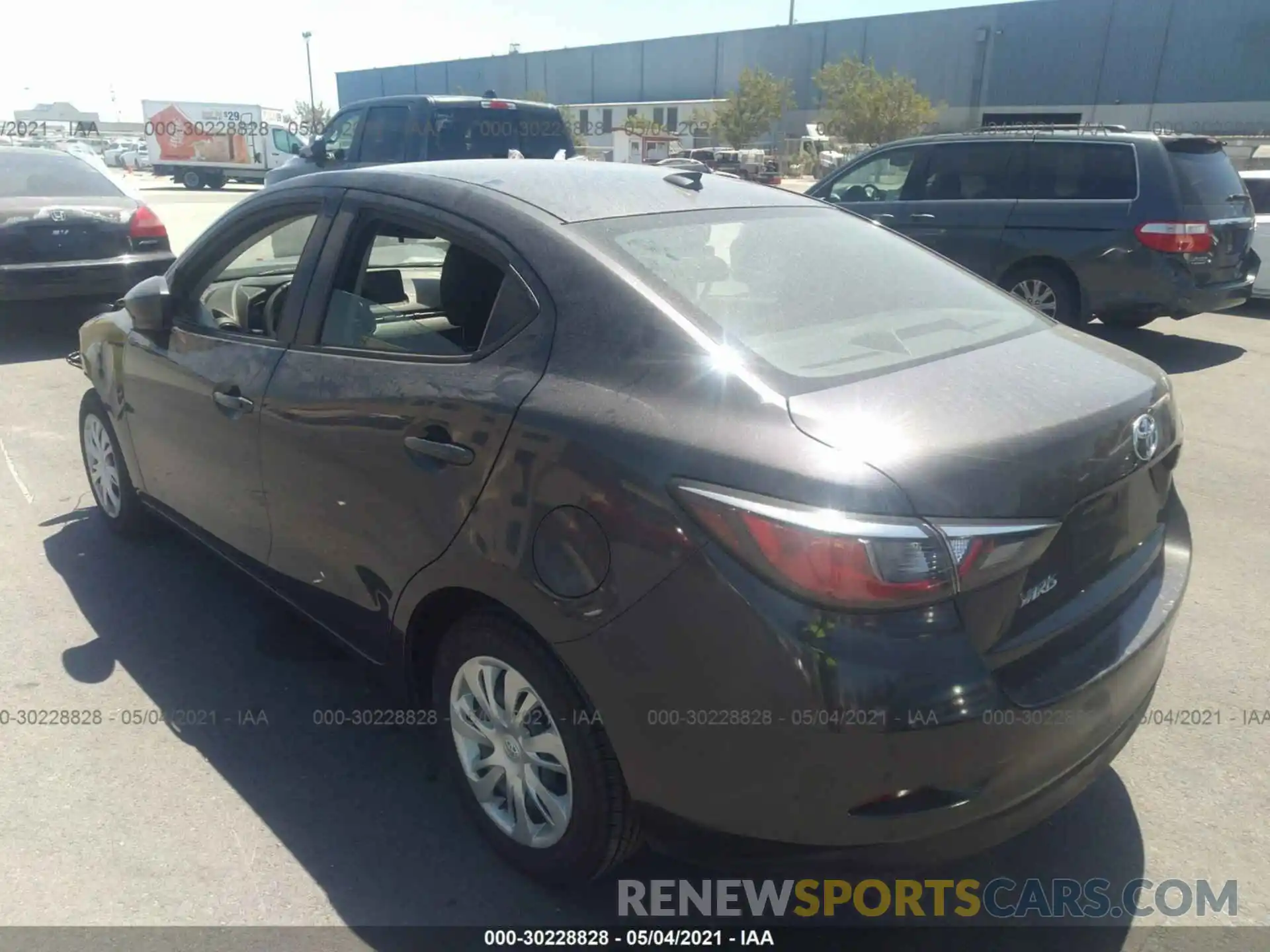 3 Photograph of a damaged car 3MYDLBYV1KY524062 TOYOTA YARIS SEDAN 2019