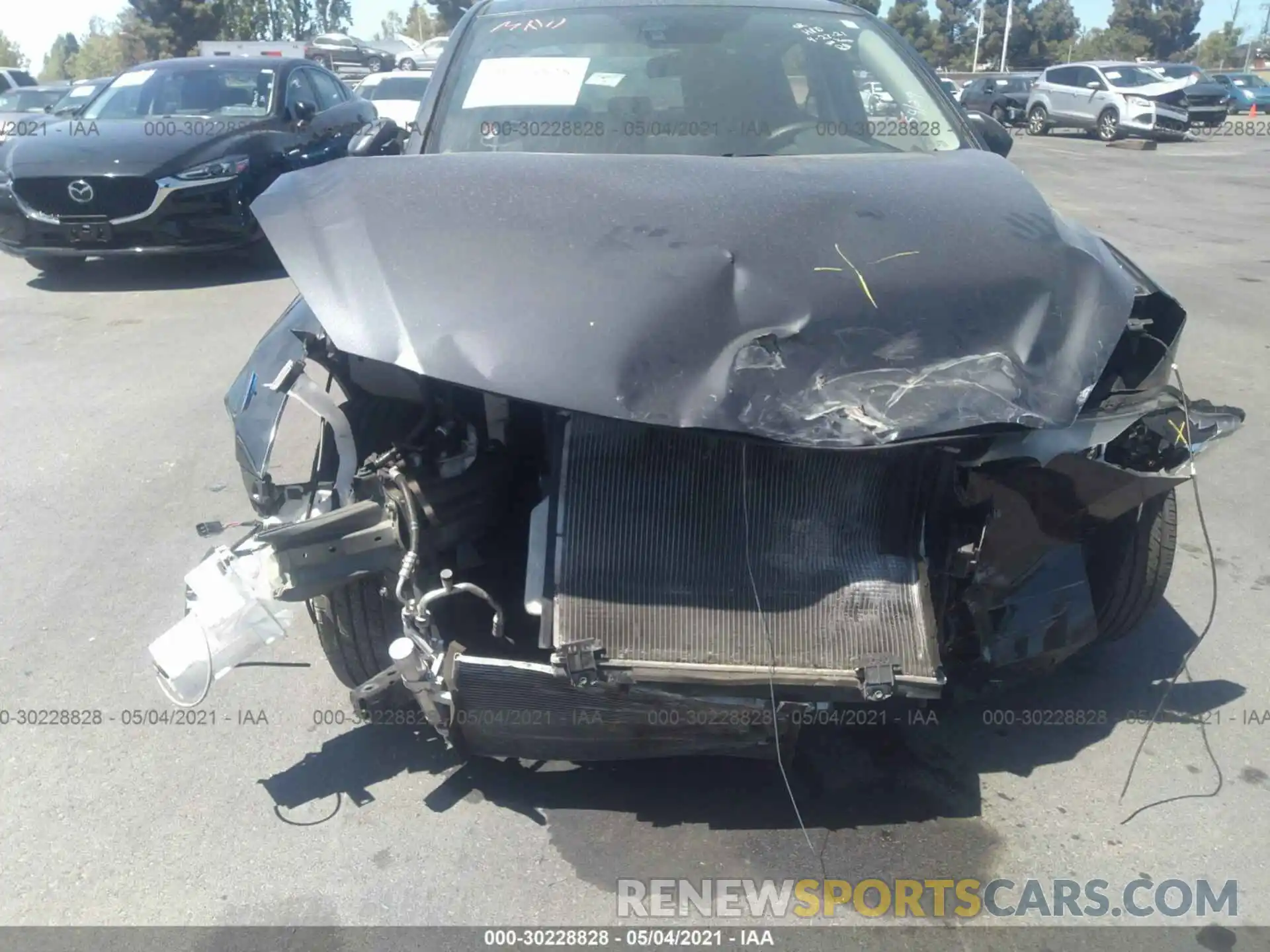 6 Photograph of a damaged car 3MYDLBYV1KY524062 TOYOTA YARIS SEDAN 2019