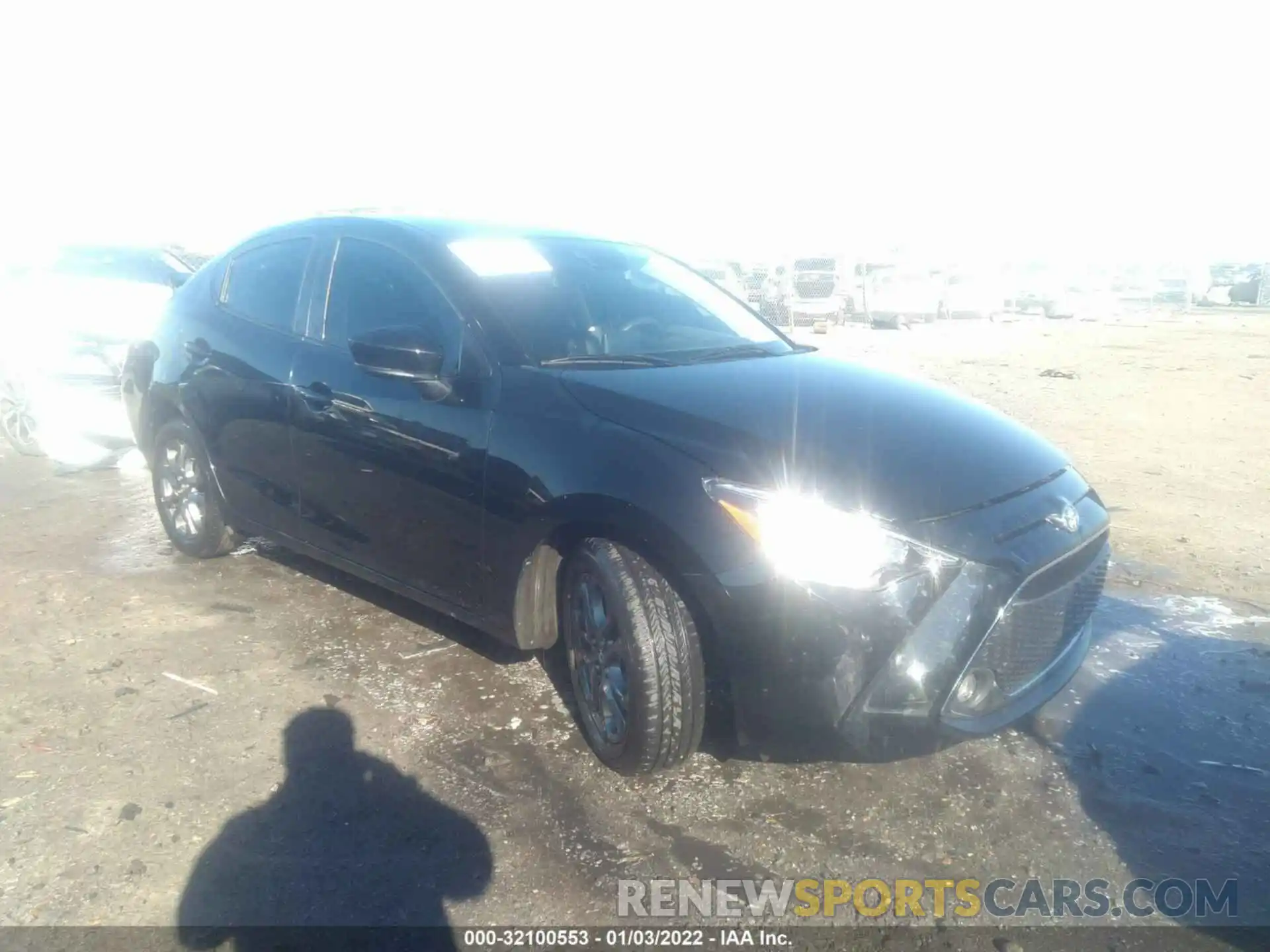 1 Photograph of a damaged car 3MYDLBYV1KY526409 TOYOTA YARIS SEDAN 2019