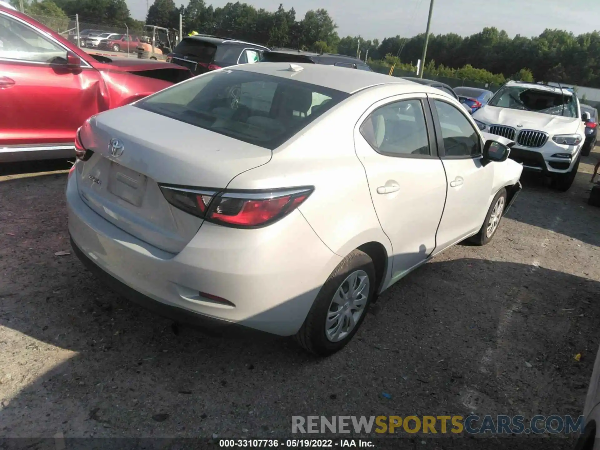 4 Photograph of a damaged car 3MYDLBYV2KY501776 TOYOTA YARIS SEDAN 2019