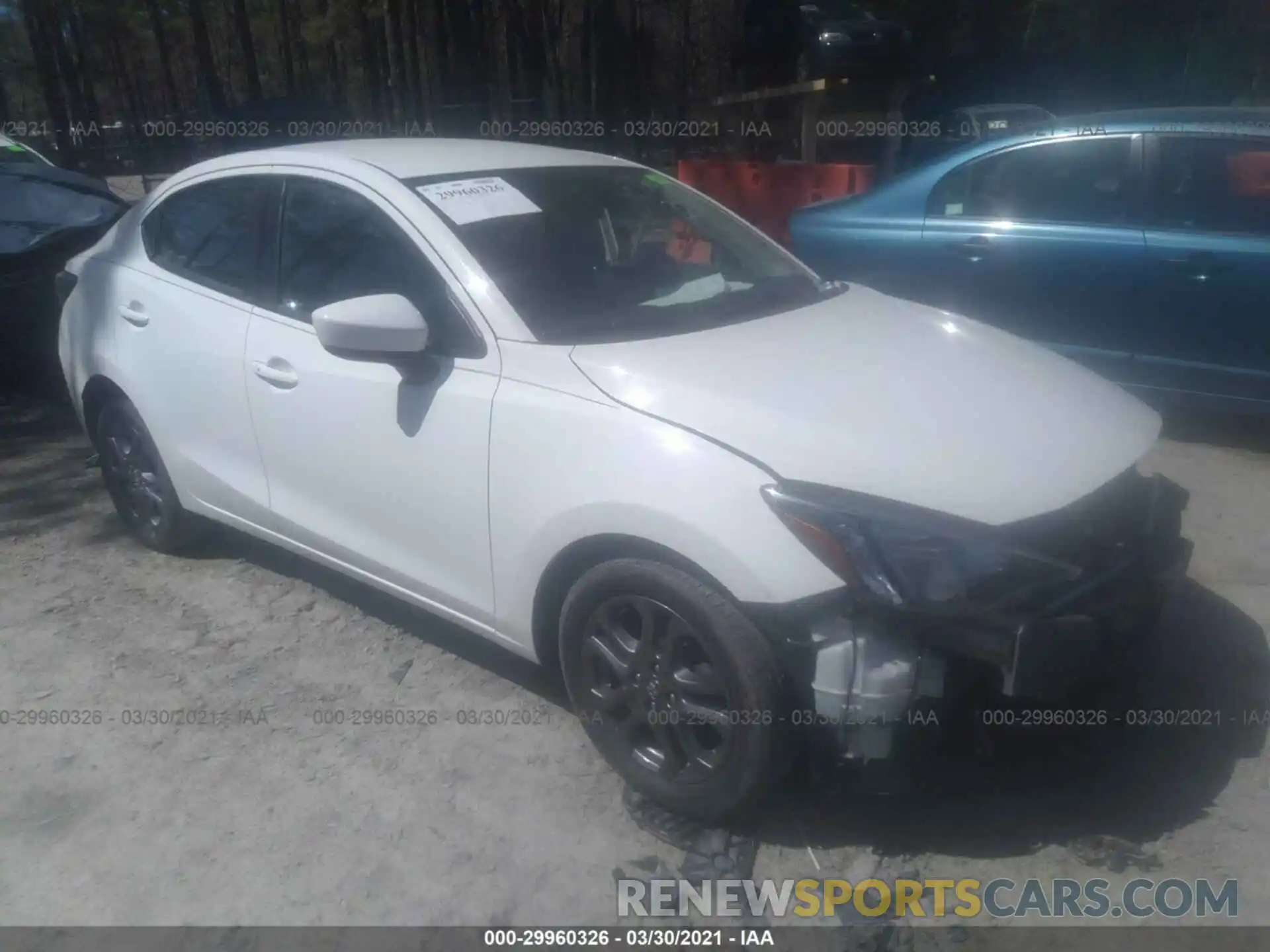 1 Photograph of a damaged car 3MYDLBYV2KY502135 TOYOTA YARIS SEDAN 2019