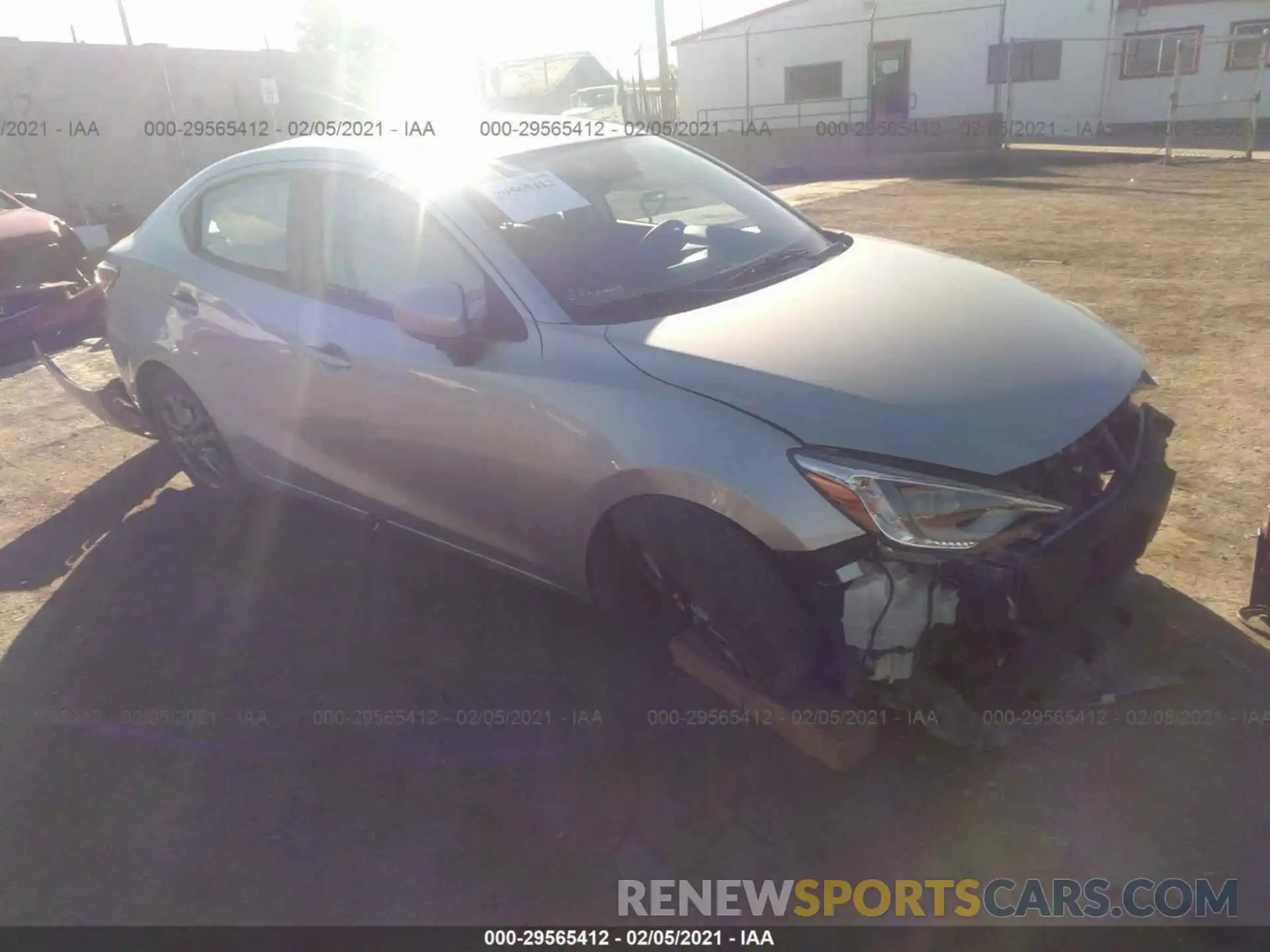 1 Photograph of a damaged car 3MYDLBYV2KY503463 TOYOTA YARIS SEDAN 2019