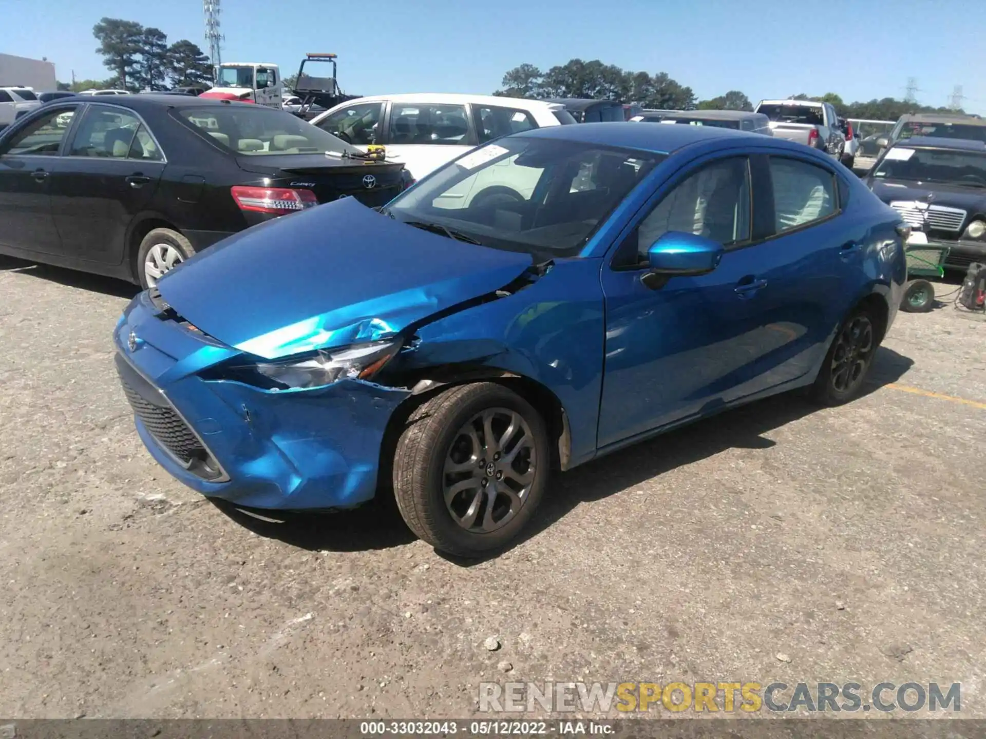 2 Photograph of a damaged car 3MYDLBYV2KY503589 TOYOTA YARIS SEDAN 2019