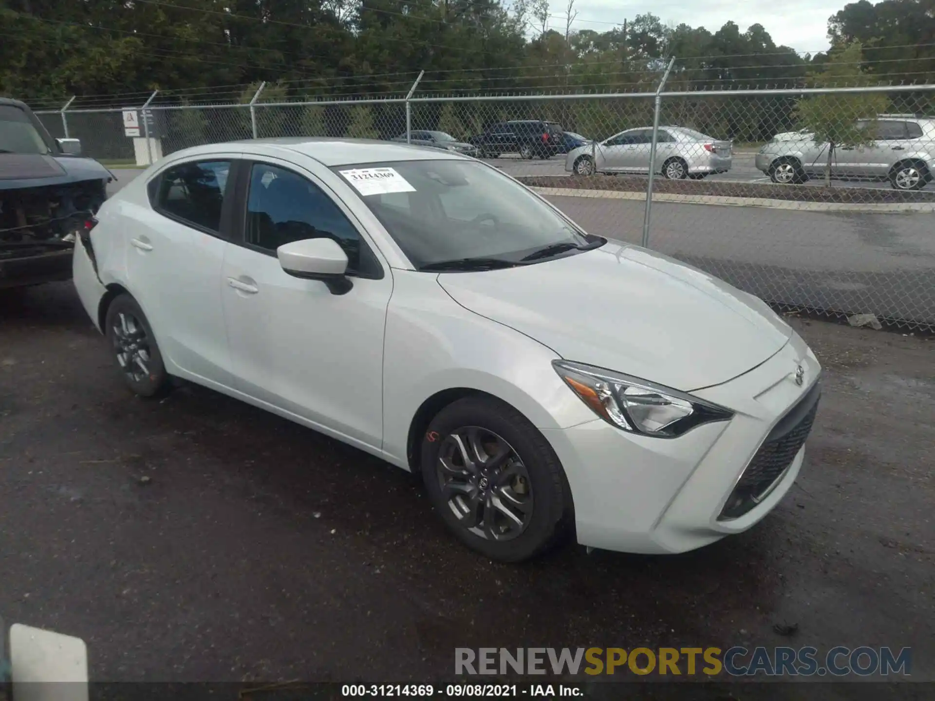 1 Photograph of a damaged car 3MYDLBYV2KY503639 TOYOTA YARIS SEDAN 2019