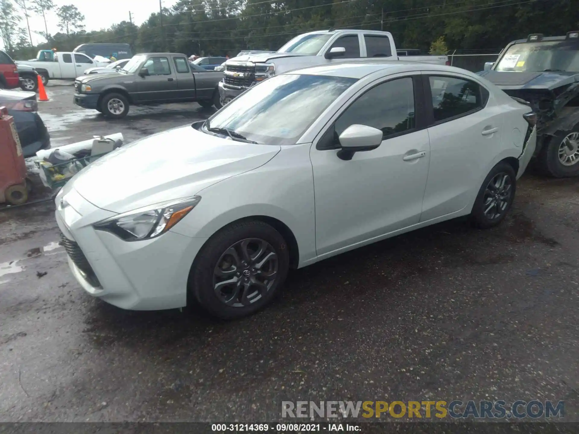 2 Photograph of a damaged car 3MYDLBYV2KY503639 TOYOTA YARIS SEDAN 2019