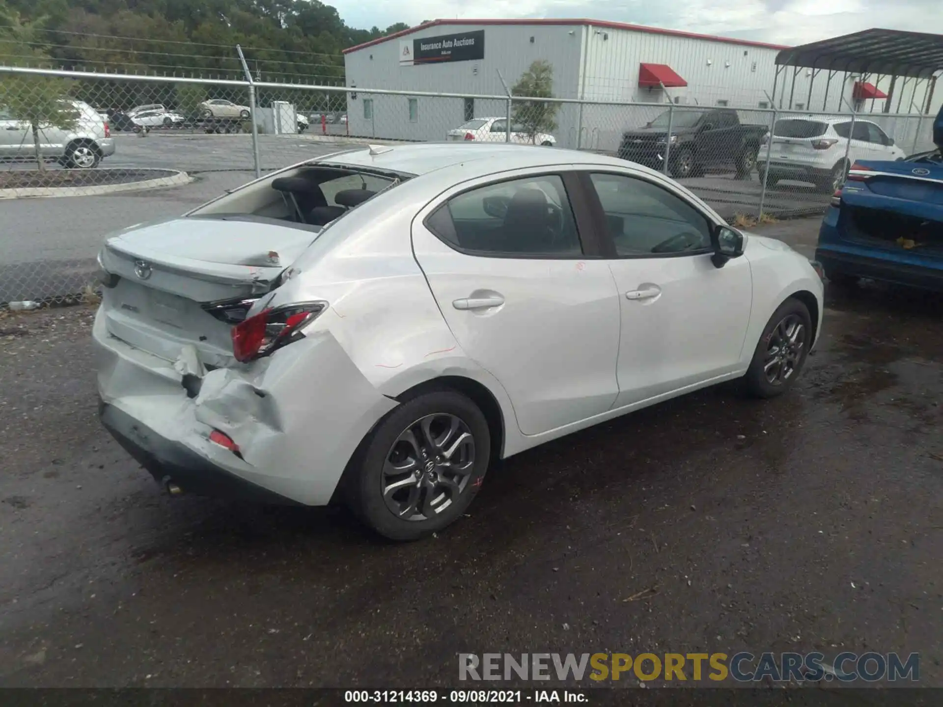 4 Photograph of a damaged car 3MYDLBYV2KY503639 TOYOTA YARIS SEDAN 2019