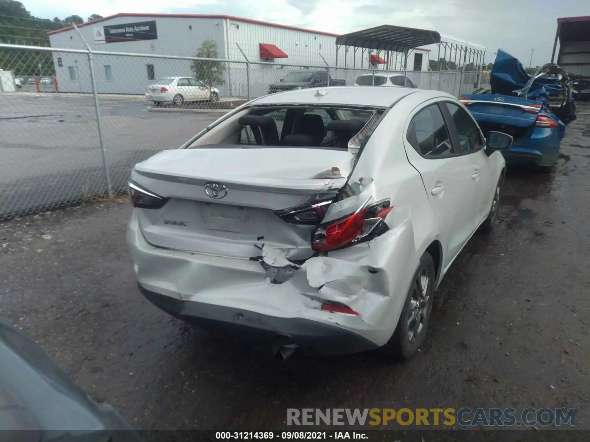 6 Photograph of a damaged car 3MYDLBYV2KY503639 TOYOTA YARIS SEDAN 2019