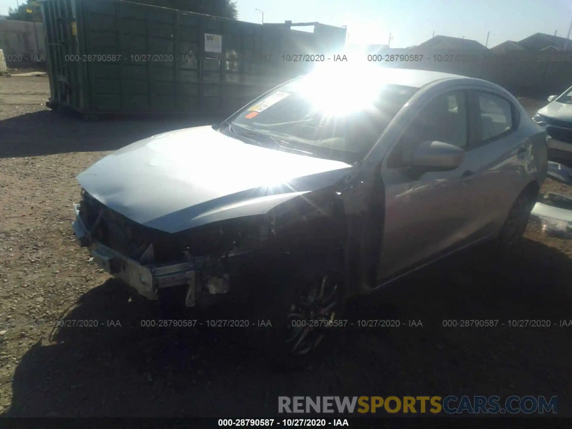 2 Photograph of a damaged car 3MYDLBYV2KY504001 TOYOTA YARIS SEDAN 2019