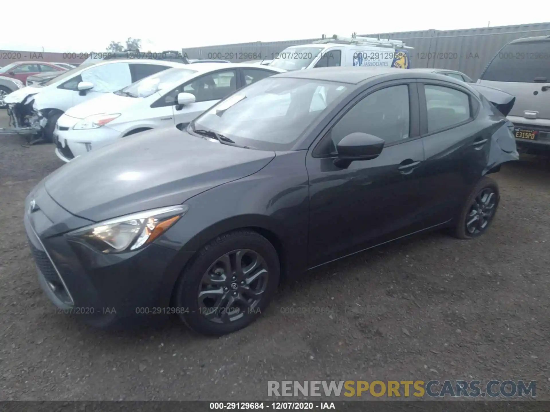 2 Photograph of a damaged car 3MYDLBYV2KY504080 TOYOTA YARIS SEDAN 2019