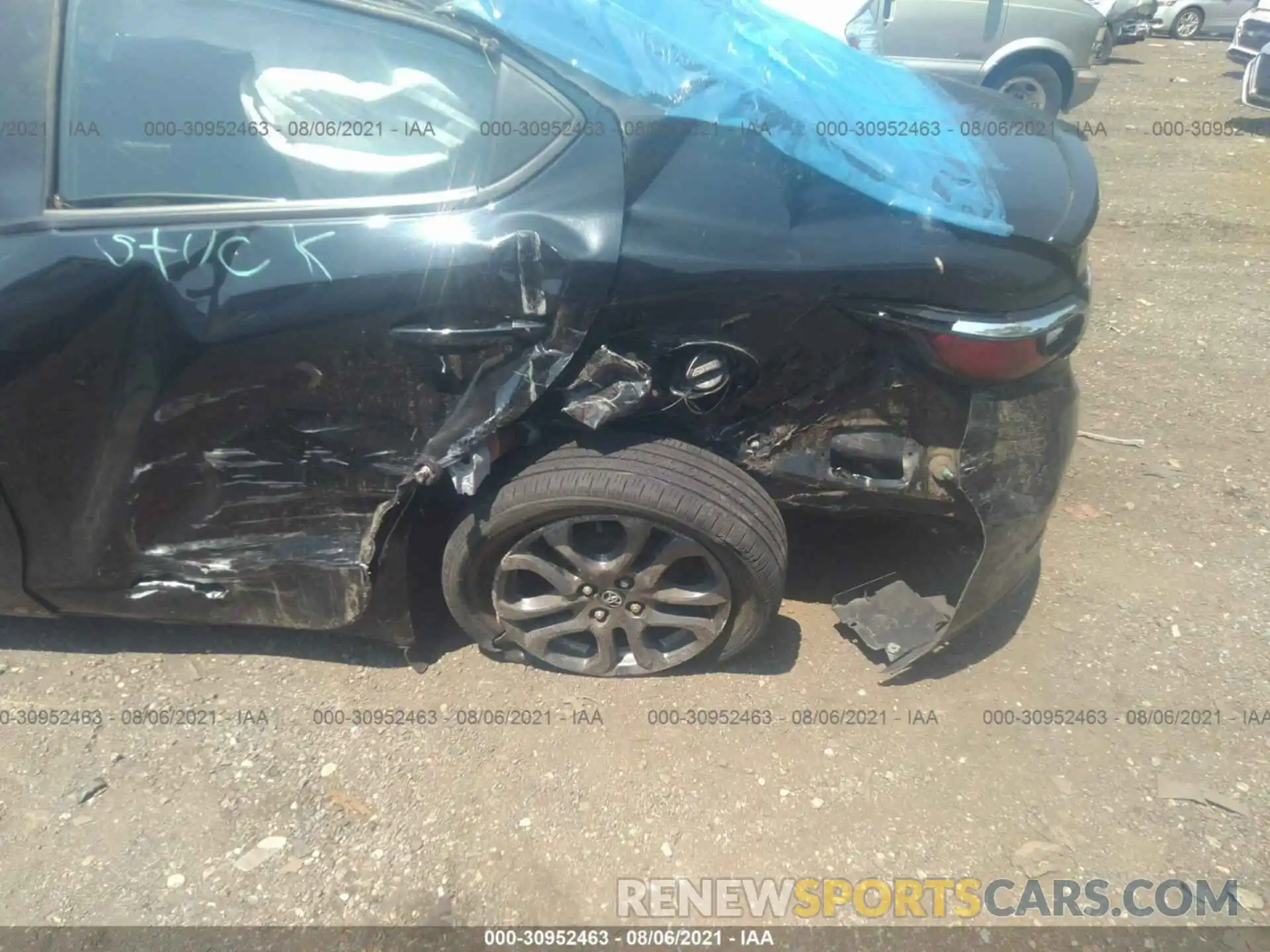 6 Photograph of a damaged car 3MYDLBYV2KY504421 TOYOTA YARIS SEDAN 2019