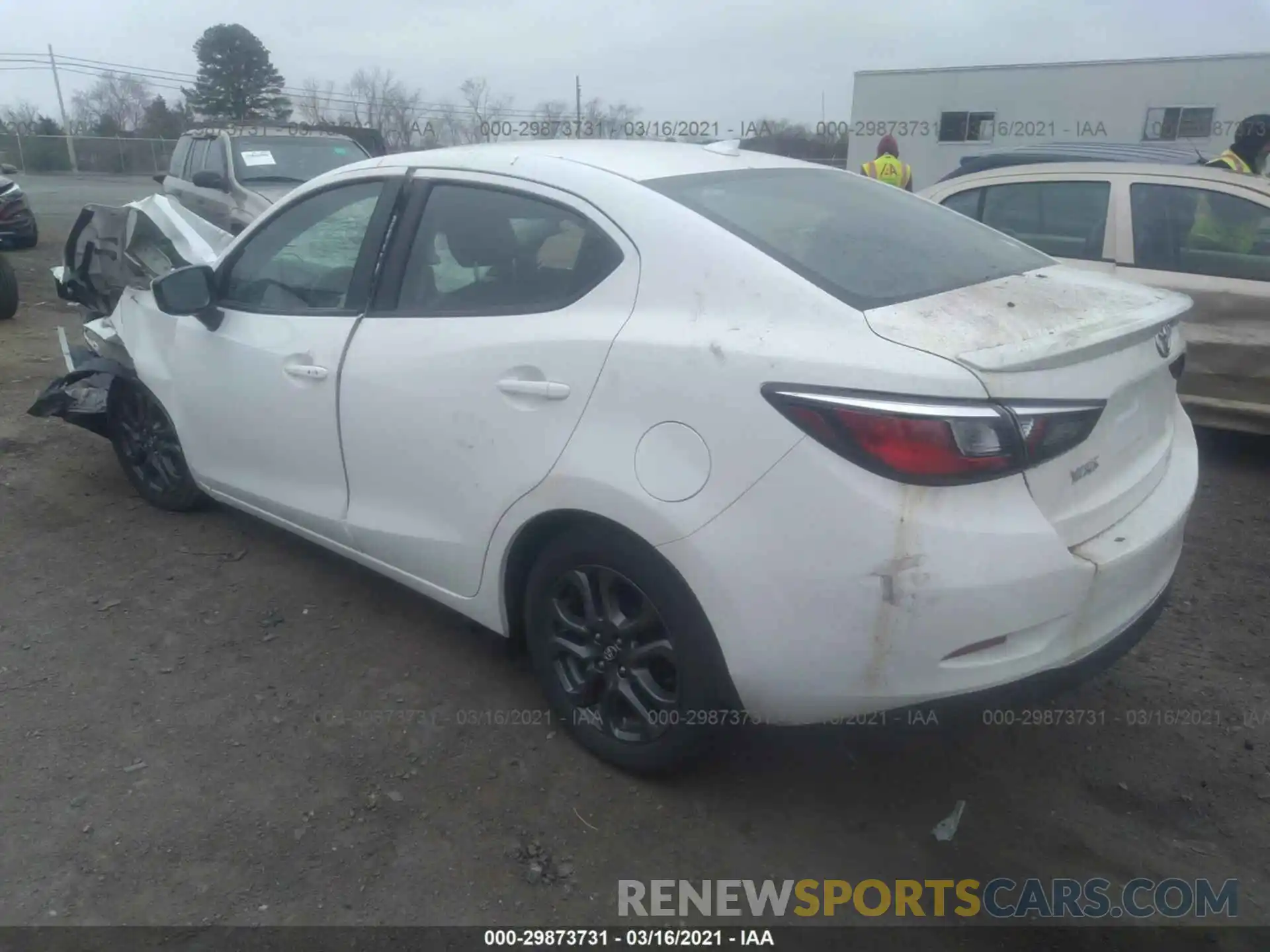 3 Photograph of a damaged car 3MYDLBYV2KY505021 TOYOTA YARIS SEDAN 2019