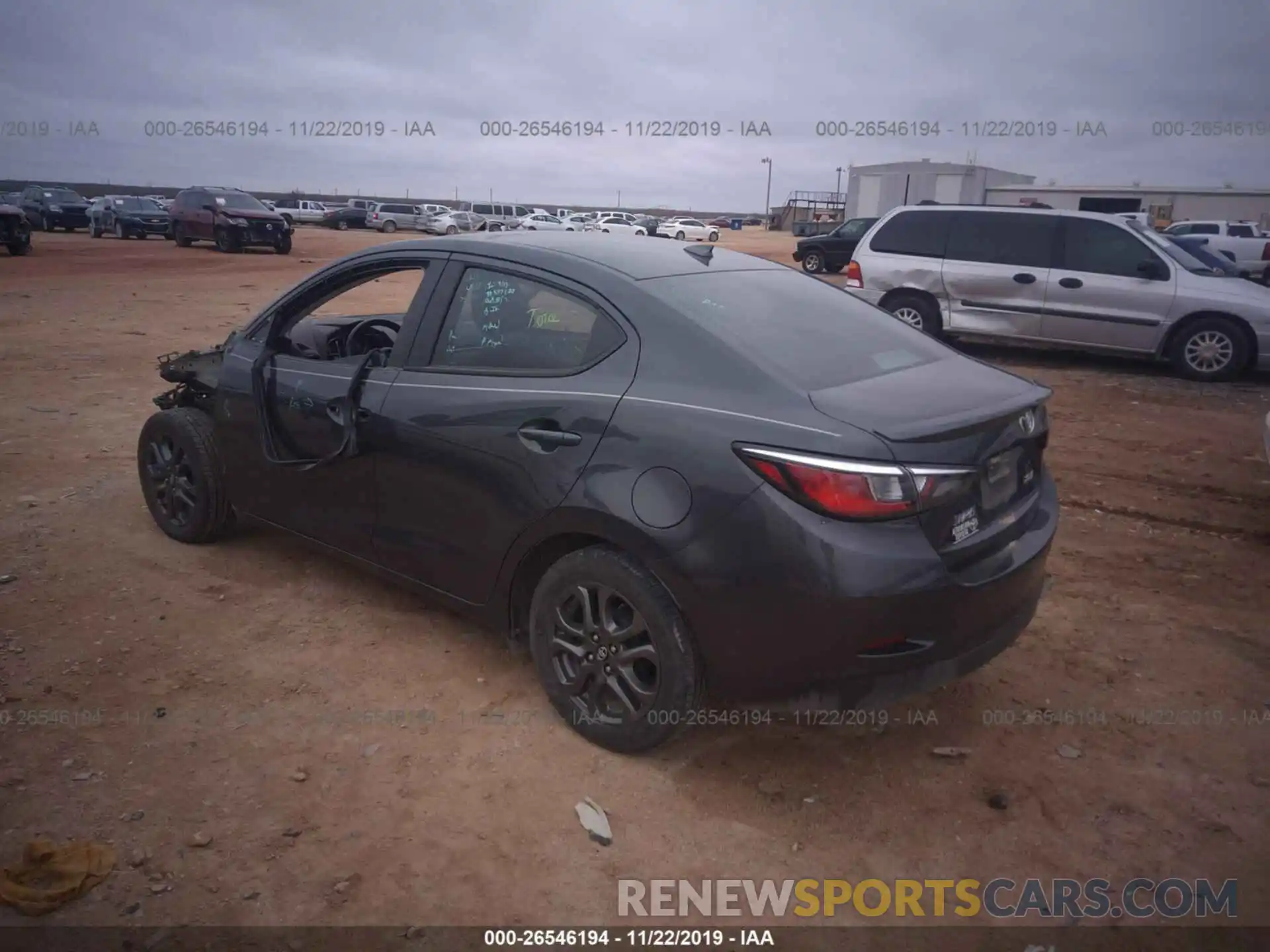 3 Photograph of a damaged car 3MYDLBYV2KY505357 TOYOTA YARIS SEDAN 2019