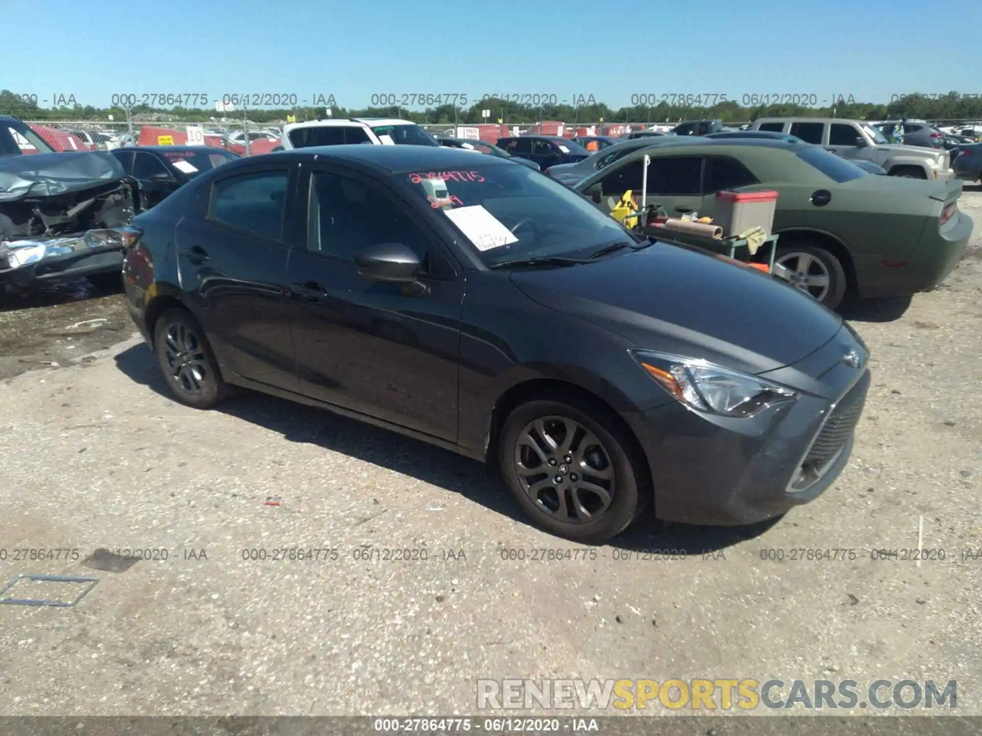 1 Photograph of a damaged car 3MYDLBYV2KY505987 TOYOTA YARIS SEDAN 2019