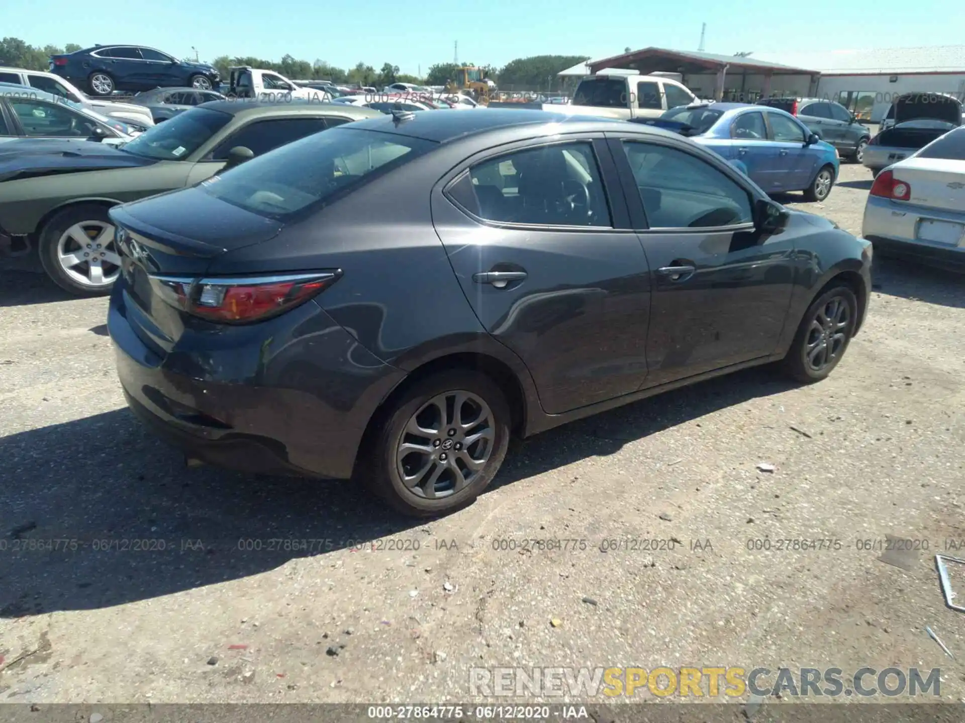 4 Photograph of a damaged car 3MYDLBYV2KY505987 TOYOTA YARIS SEDAN 2019