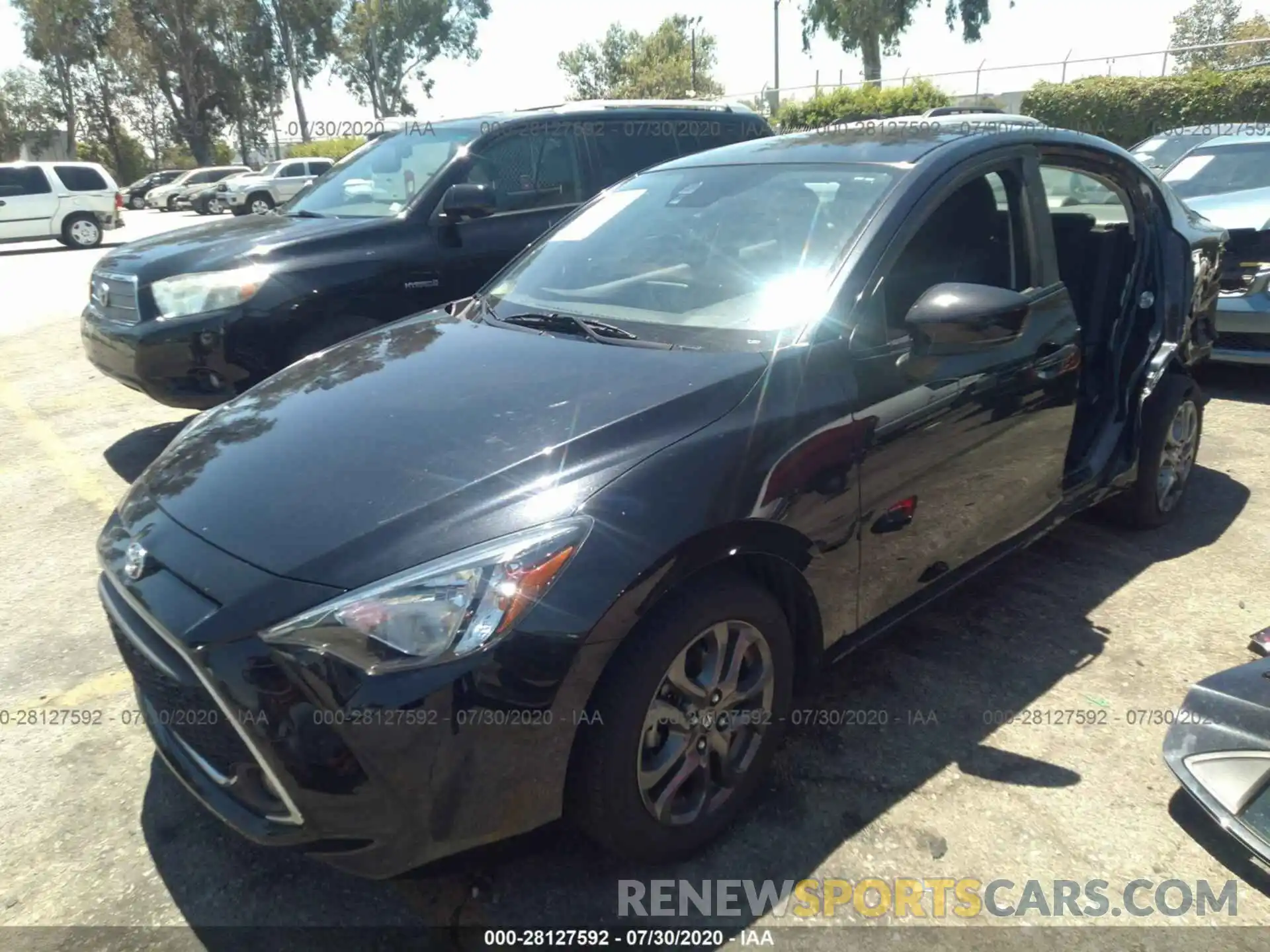 2 Photograph of a damaged car 3MYDLBYV2KY506444 TOYOTA YARIS SEDAN 2019