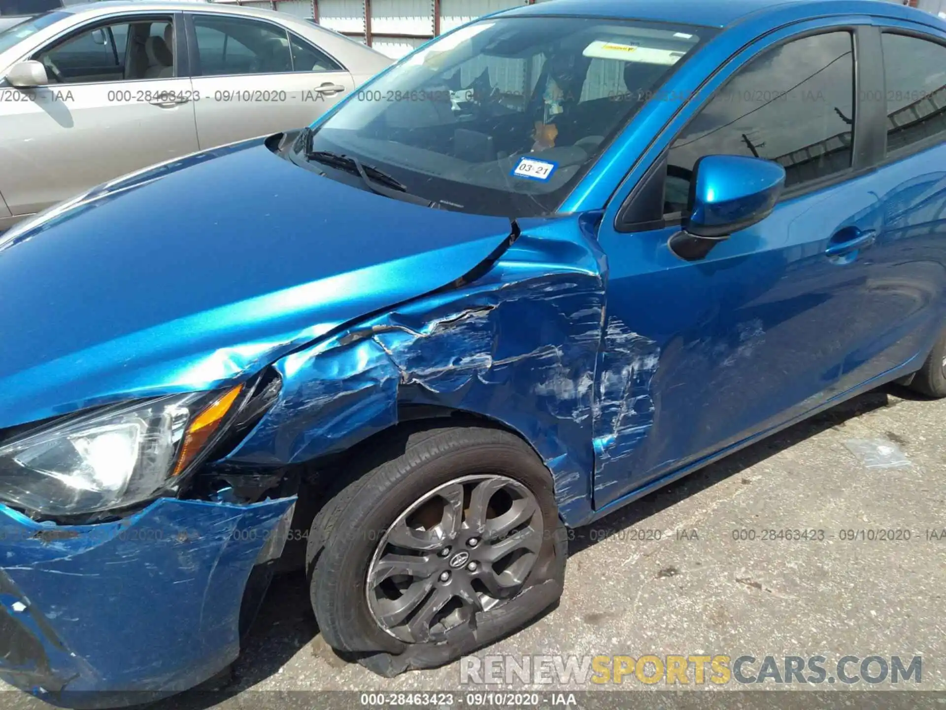 6 Photograph of a damaged car 3MYDLBYV2KY508517 TOYOTA YARIS SEDAN 2019
