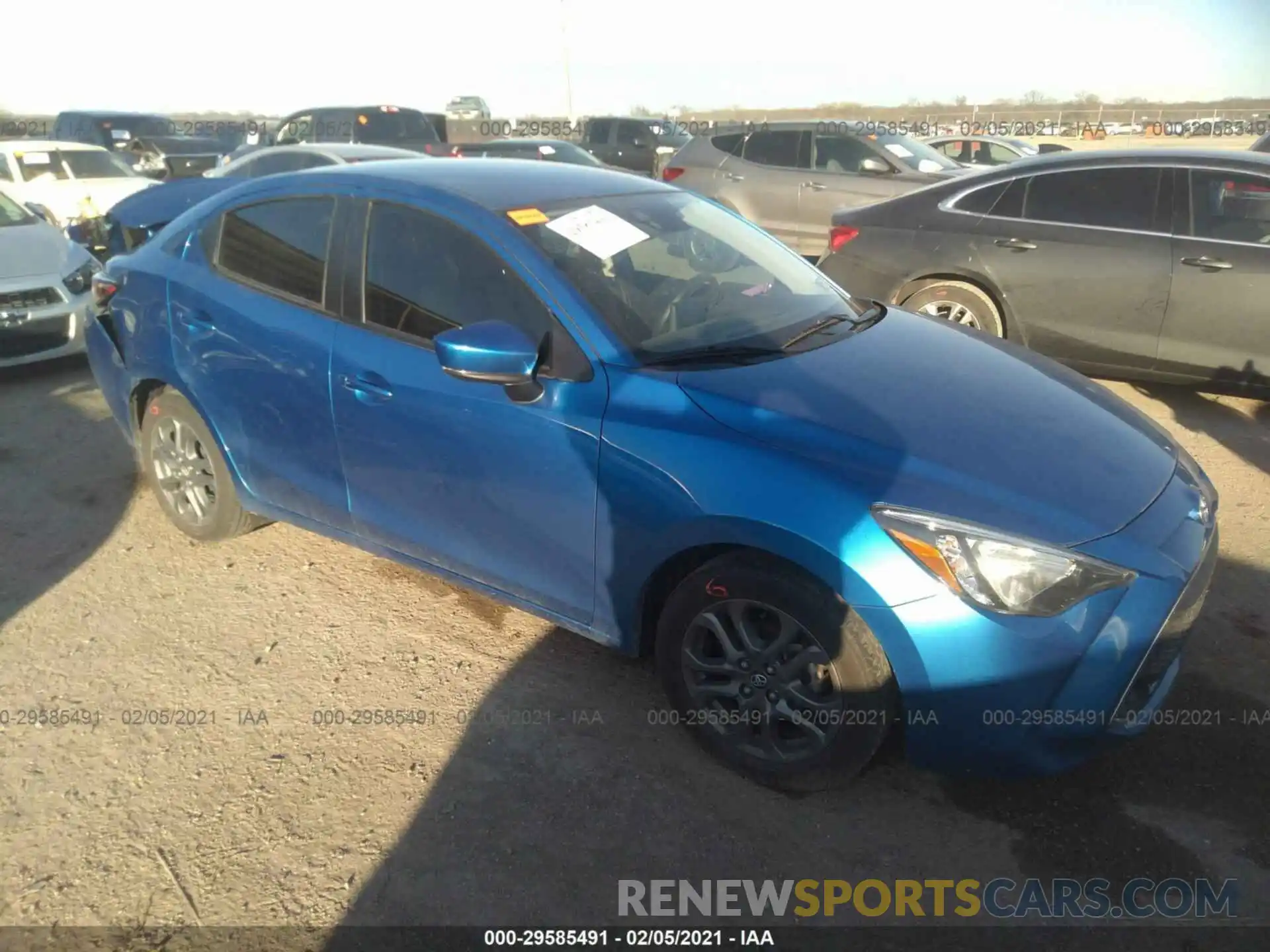 1 Photograph of a damaged car 3MYDLBYV2KY508548 TOYOTA YARIS SEDAN 2019