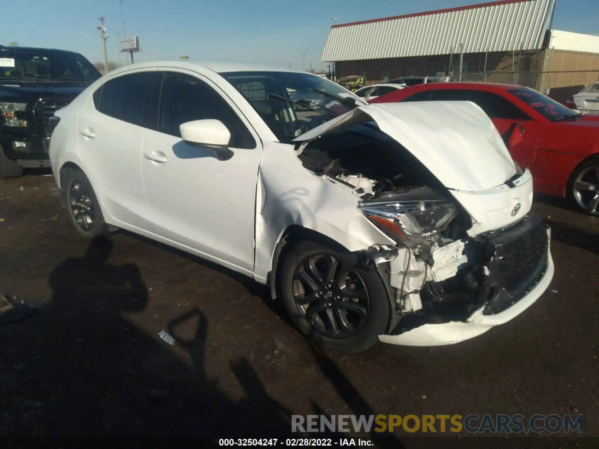 1 Photograph of a damaged car 3MYDLBYV2KY508808 TOYOTA YARIS SEDAN 2019