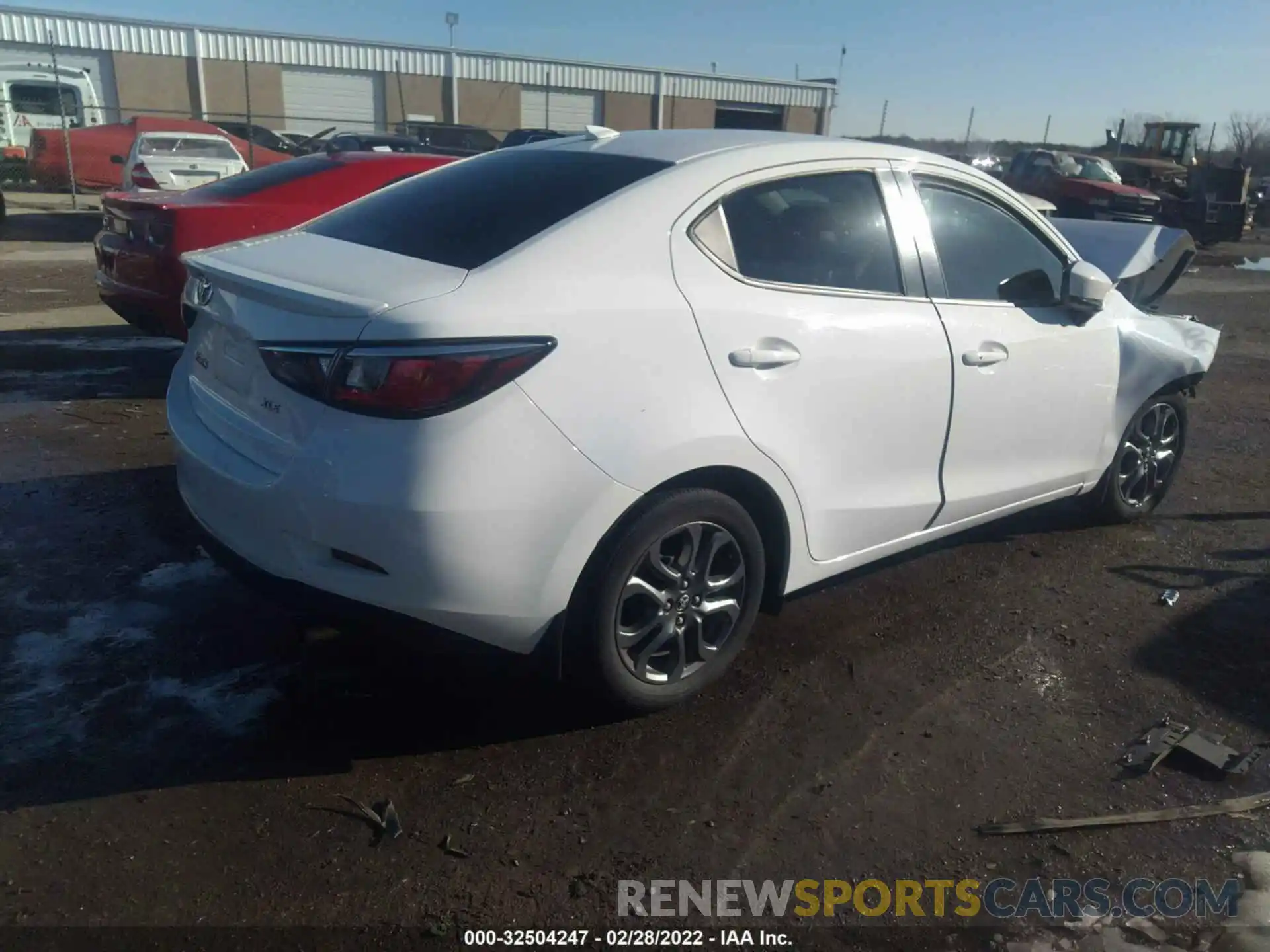 4 Photograph of a damaged car 3MYDLBYV2KY508808 TOYOTA YARIS SEDAN 2019