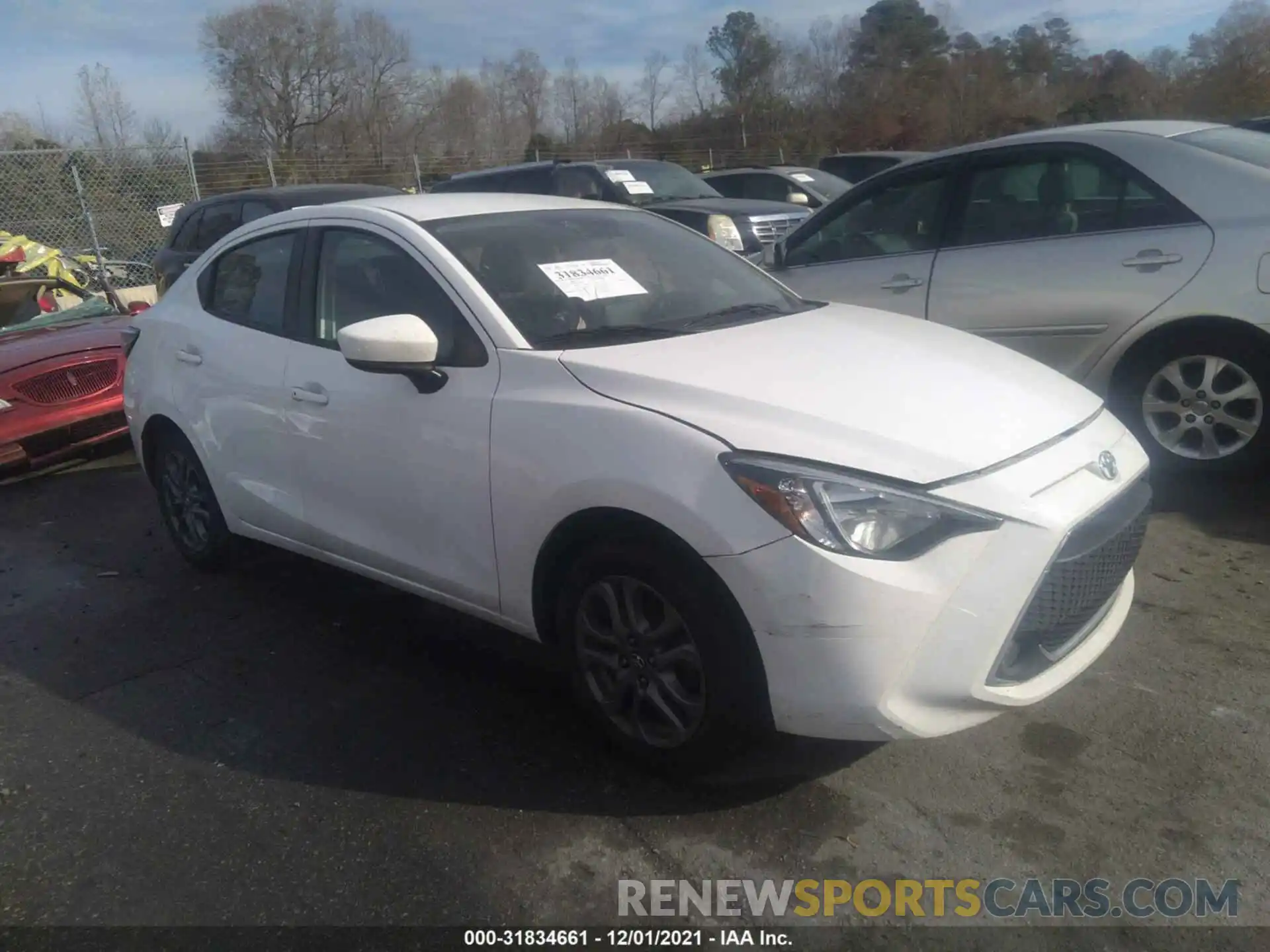 1 Photograph of a damaged car 3MYDLBYV2KY509960 TOYOTA YARIS SEDAN 2019