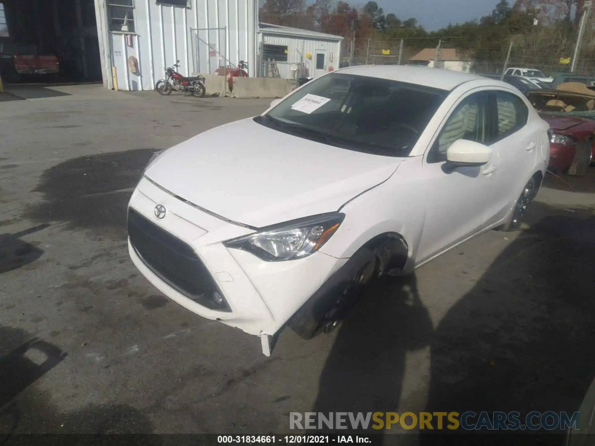 2 Photograph of a damaged car 3MYDLBYV2KY509960 TOYOTA YARIS SEDAN 2019