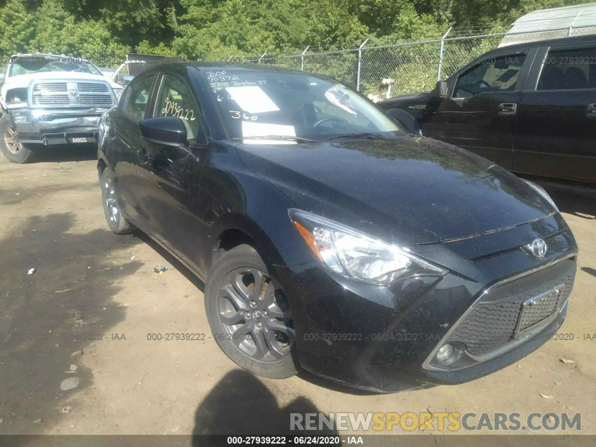 1 Photograph of a damaged car 3MYDLBYV2KY510042 TOYOTA YARIS SEDAN 2019