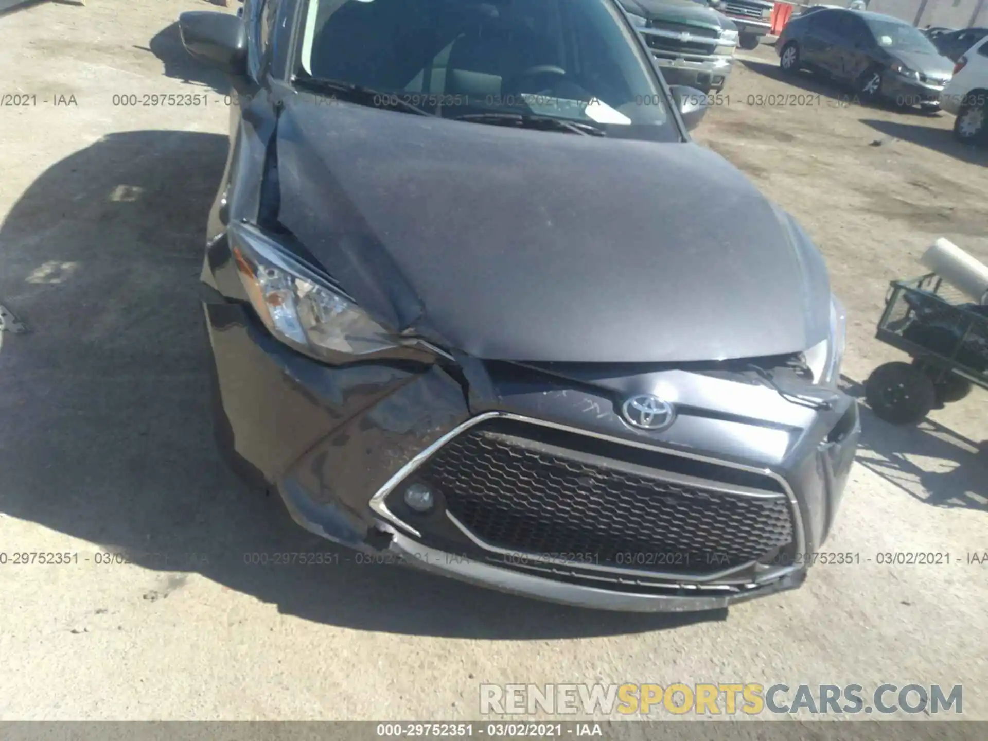 6 Photograph of a damaged car 3MYDLBYV2KY510770 TOYOTA YARIS SEDAN 2019