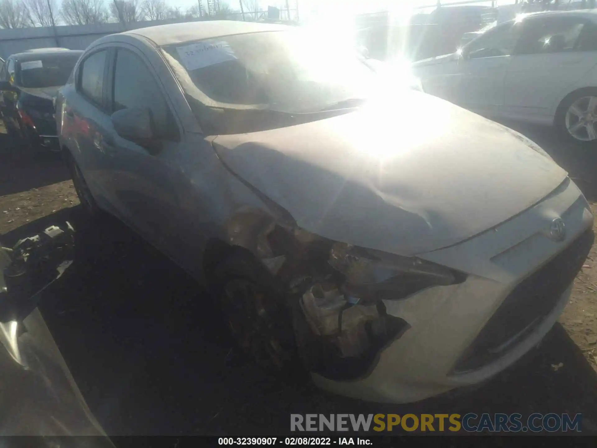 1 Photograph of a damaged car 3MYDLBYV2KY511711 TOYOTA YARIS SEDAN 2019