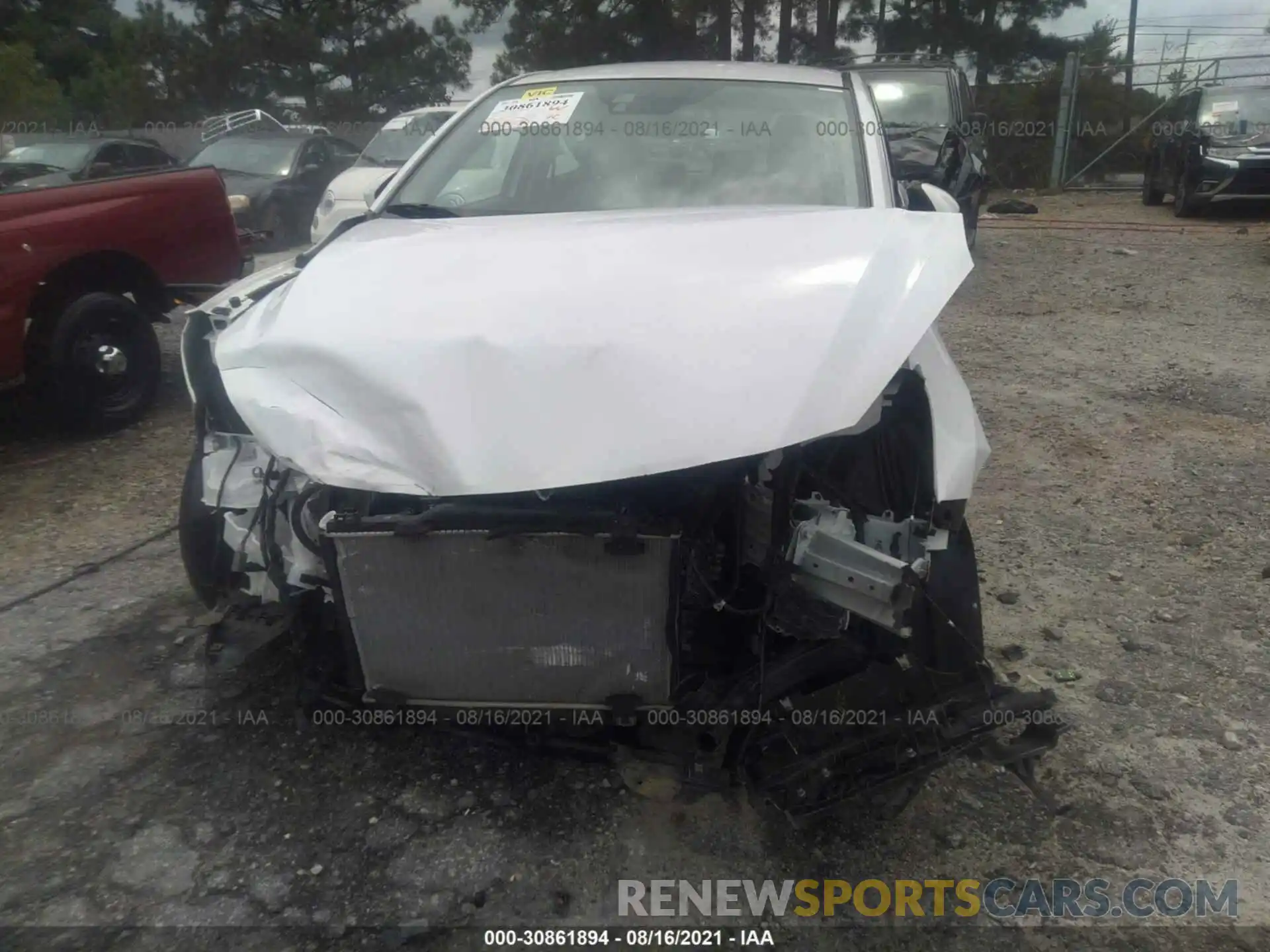 6 Photograph of a damaged car 3MYDLBYV2KY512695 TOYOTA YARIS SEDAN 2019