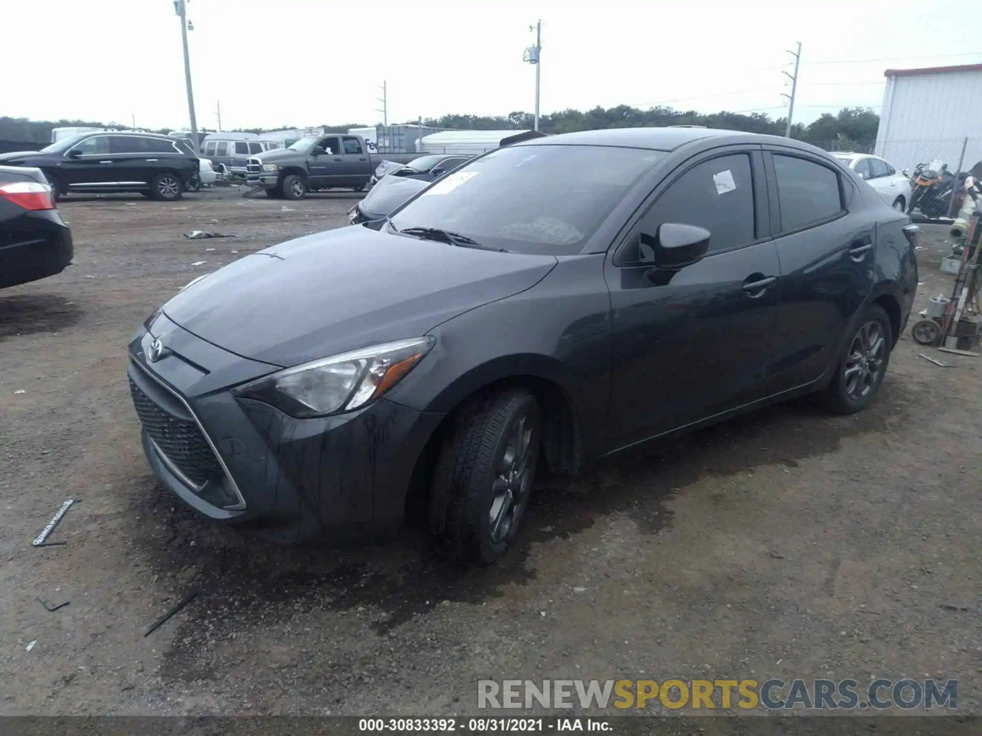 2 Photograph of a damaged car 3MYDLBYV2KY513362 TOYOTA YARIS SEDAN 2019